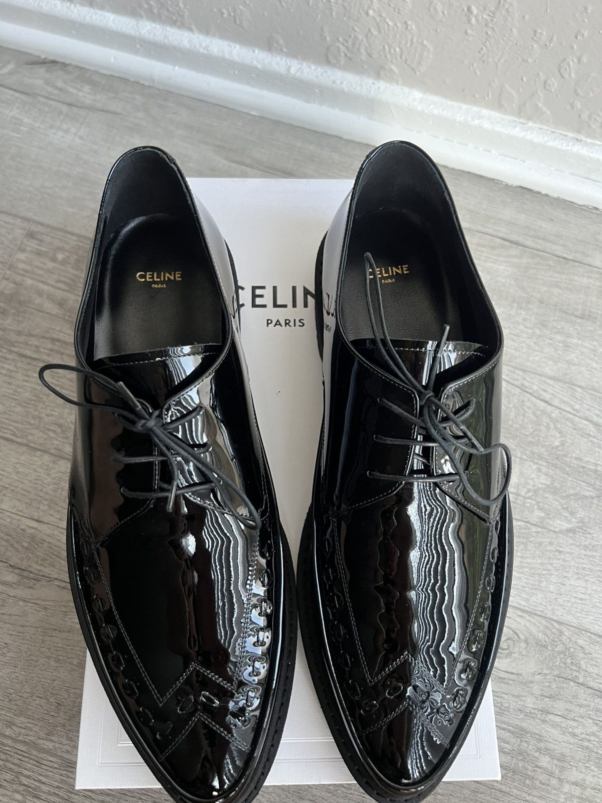 Celine RUNWAY HEDI SLIMANE CREEPERS CELINE Size US 12 / EU 45 - 6 Thumbnail