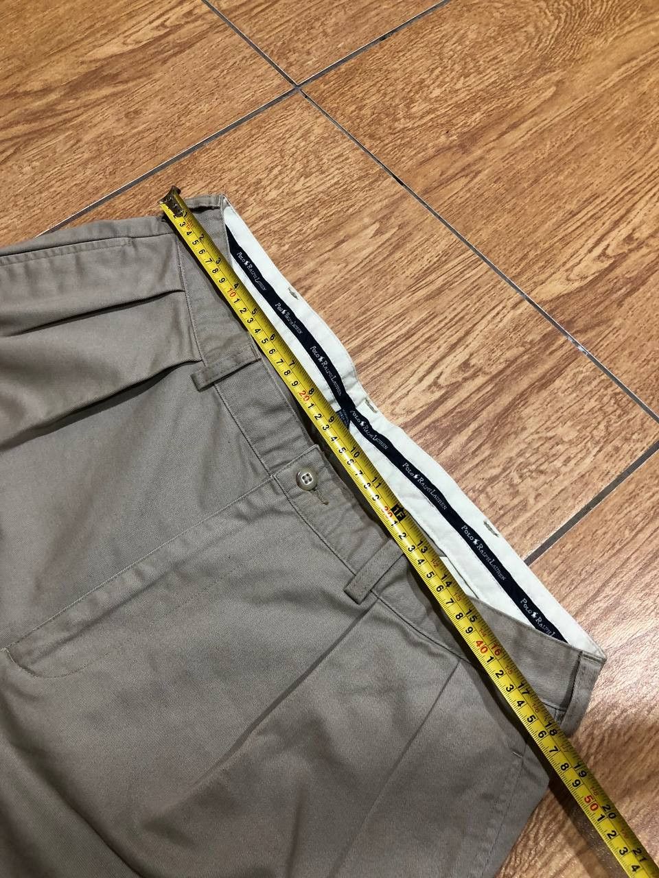 Polo Ralph Lauren Vintage Polo Ralph Lauren Pleated Pants 90's Khaki Trousers Size US 38 / EU 54 - 18 Thumbnail