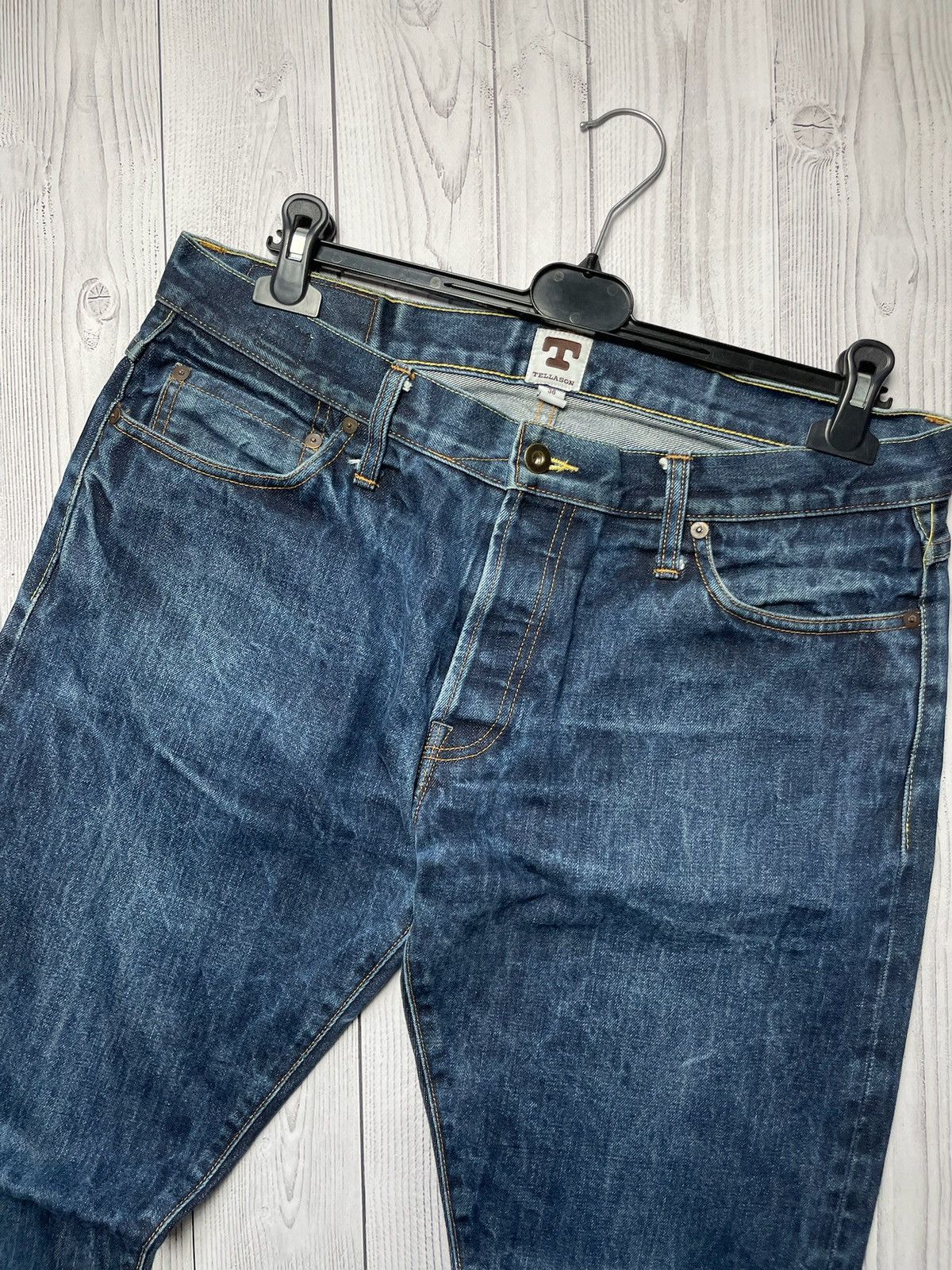 Tellason × Vintage Vintage Tellason USA jeans denim rare size 36 distressed Size US 36 / EU 52 - 2 Thumbnail