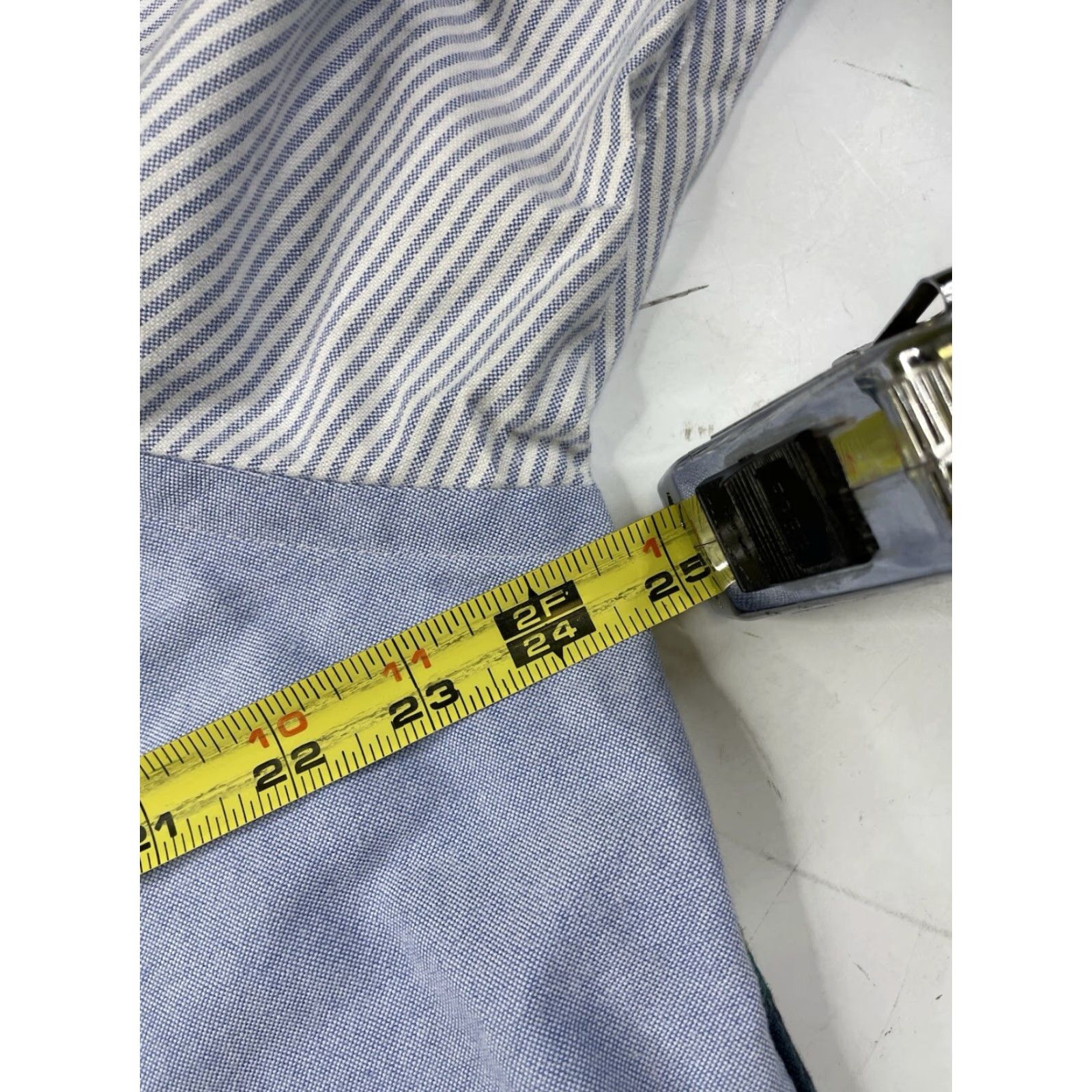 Polo Ralph Lauren Polo Ralph Lauren Dress Shirt XL Multi-Color Plaid Striped Button-Down Collar Pocket Men Size 46R - 7 Thumbnail