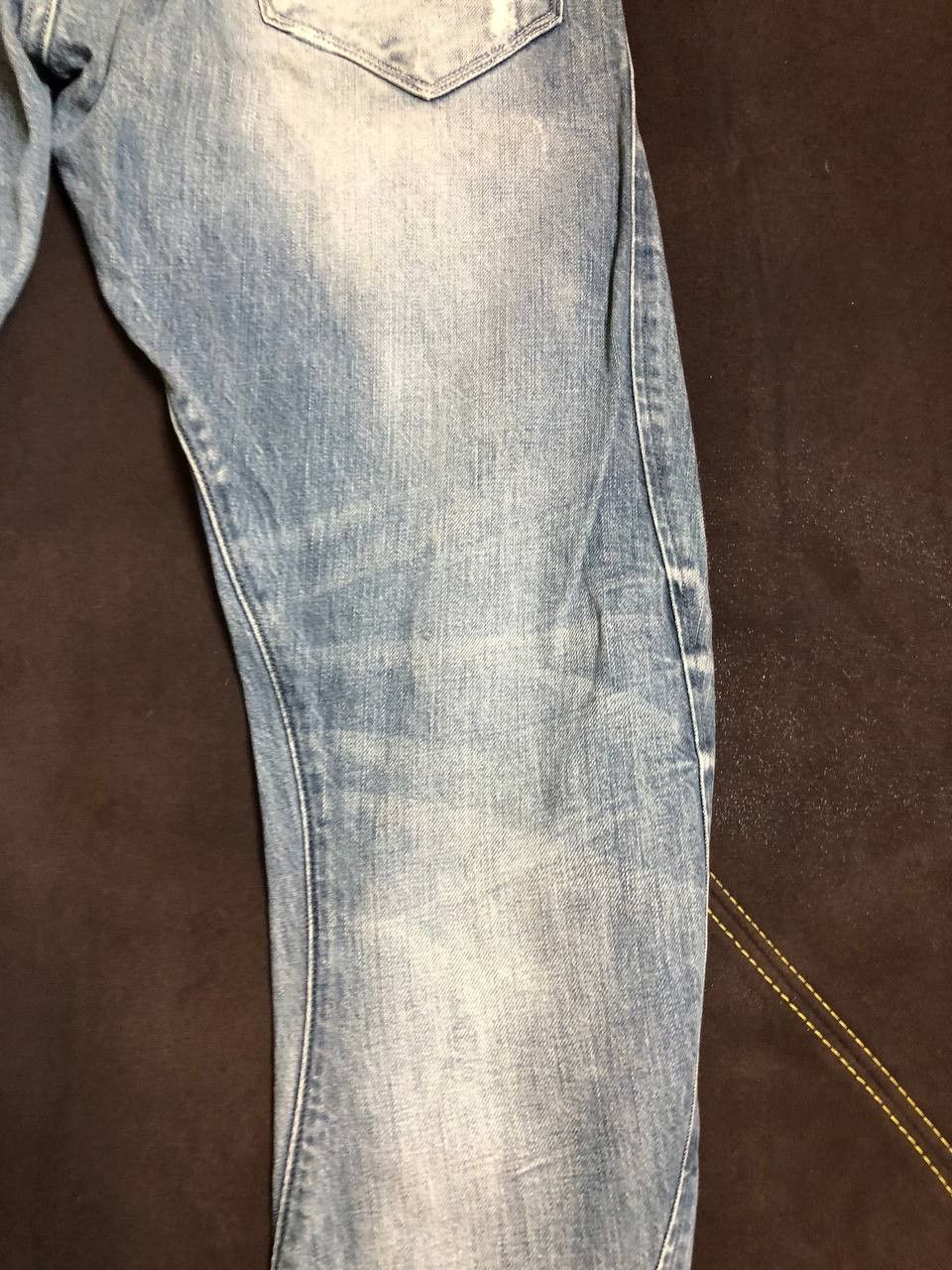 G-Star G-Star Raw Jeans Mens 3D Slim Button Fly Moto Denim Size US 29 - 20 Thumbnail