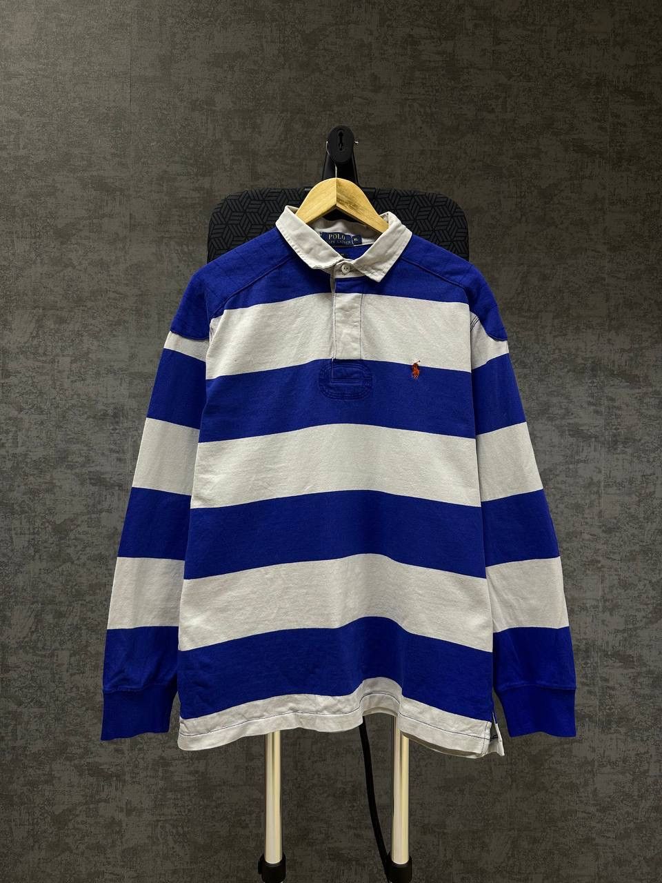 Polo Ralph Lauren × Vintage Vintage Polo Ralph Lauren Rugby PRL Sweatshirt Size US XL / EU 56 / 4 - 2 Thumbnail