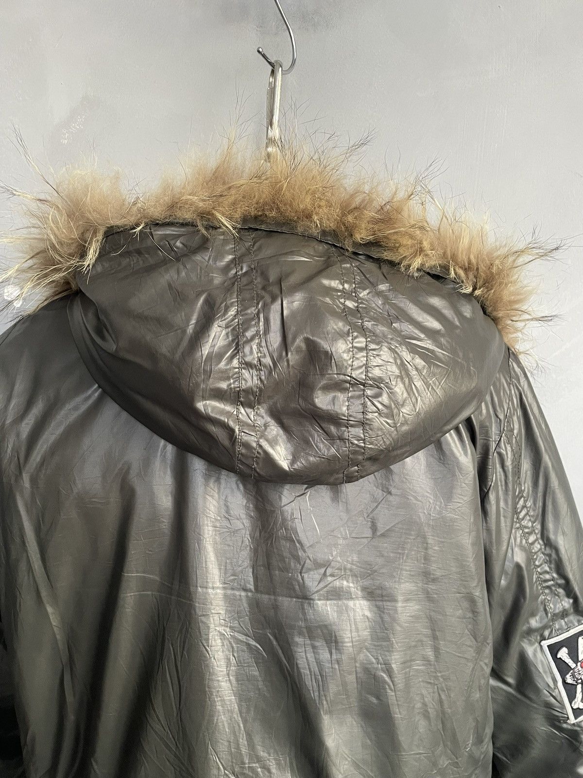 If Six Was Nine Hysteric glamour style fur hood bomber cropped jacket y2k Size US M / EU 48-50 / 2 - 13 Thumbnail