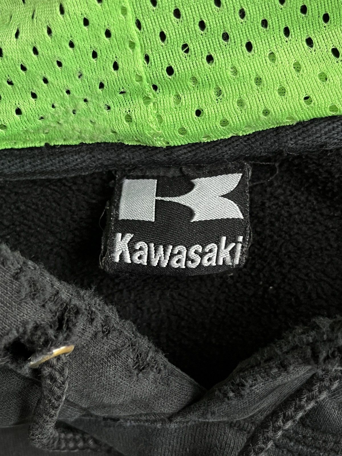Unsound Rags × Vintage Crazy Vintage Kawasaki Hoodie Thrashed Size US L / EU 52-54 / 3 - 14 Thumbnail