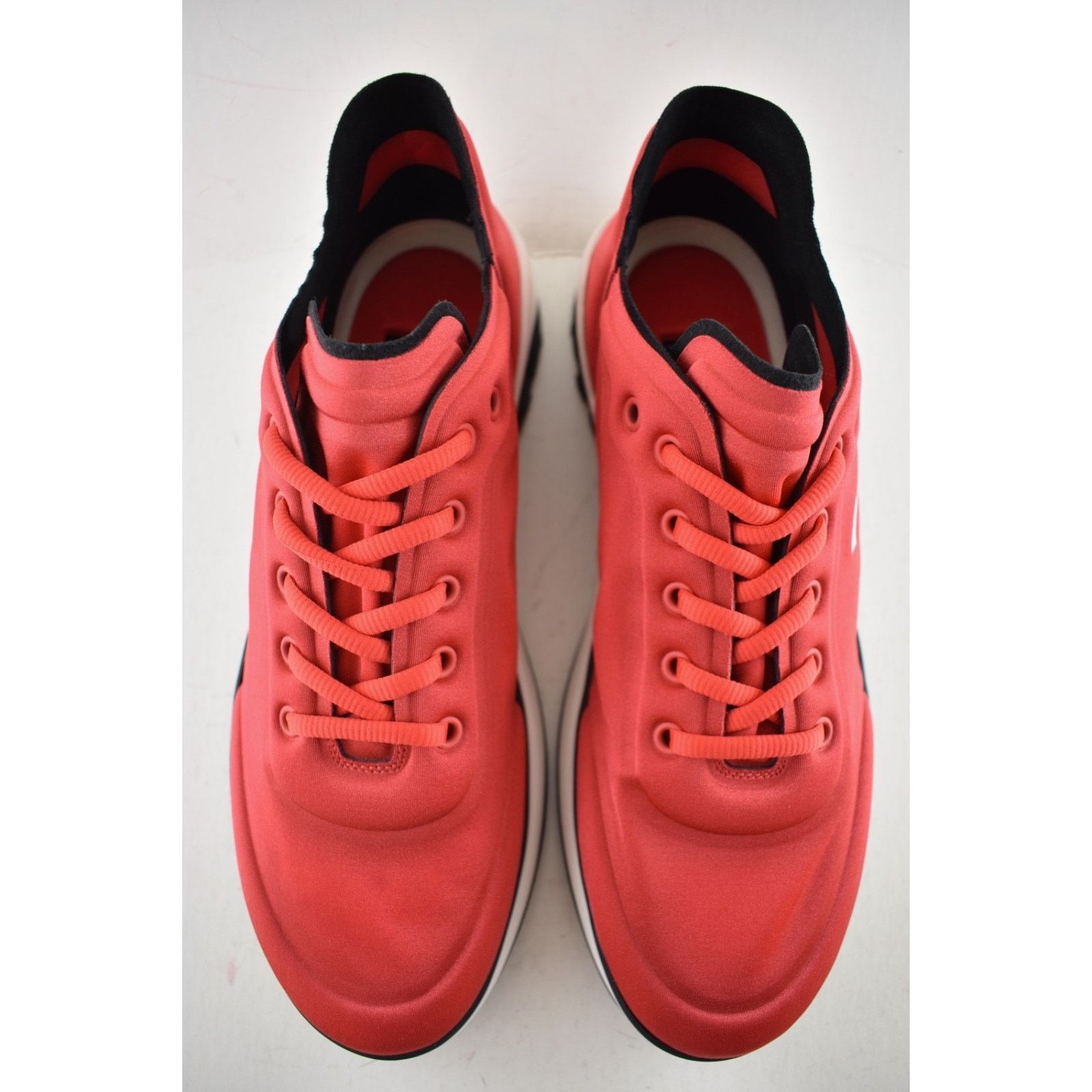 Chanel Chanel Mens 19P Red Lycra White Black CC Logo Lace Low Size US 10 / EU 43 - 8 Thumbnail