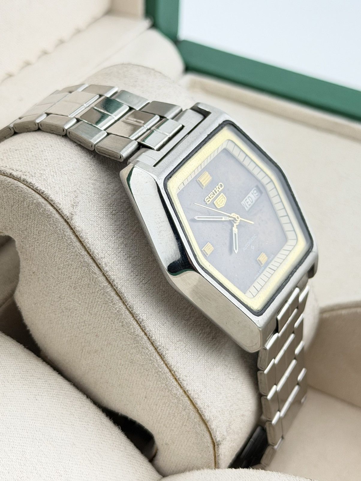 Seiko Seiko 5 Automatic Patina Dial Vintage Watch Size 36 - 3 Thumbnail