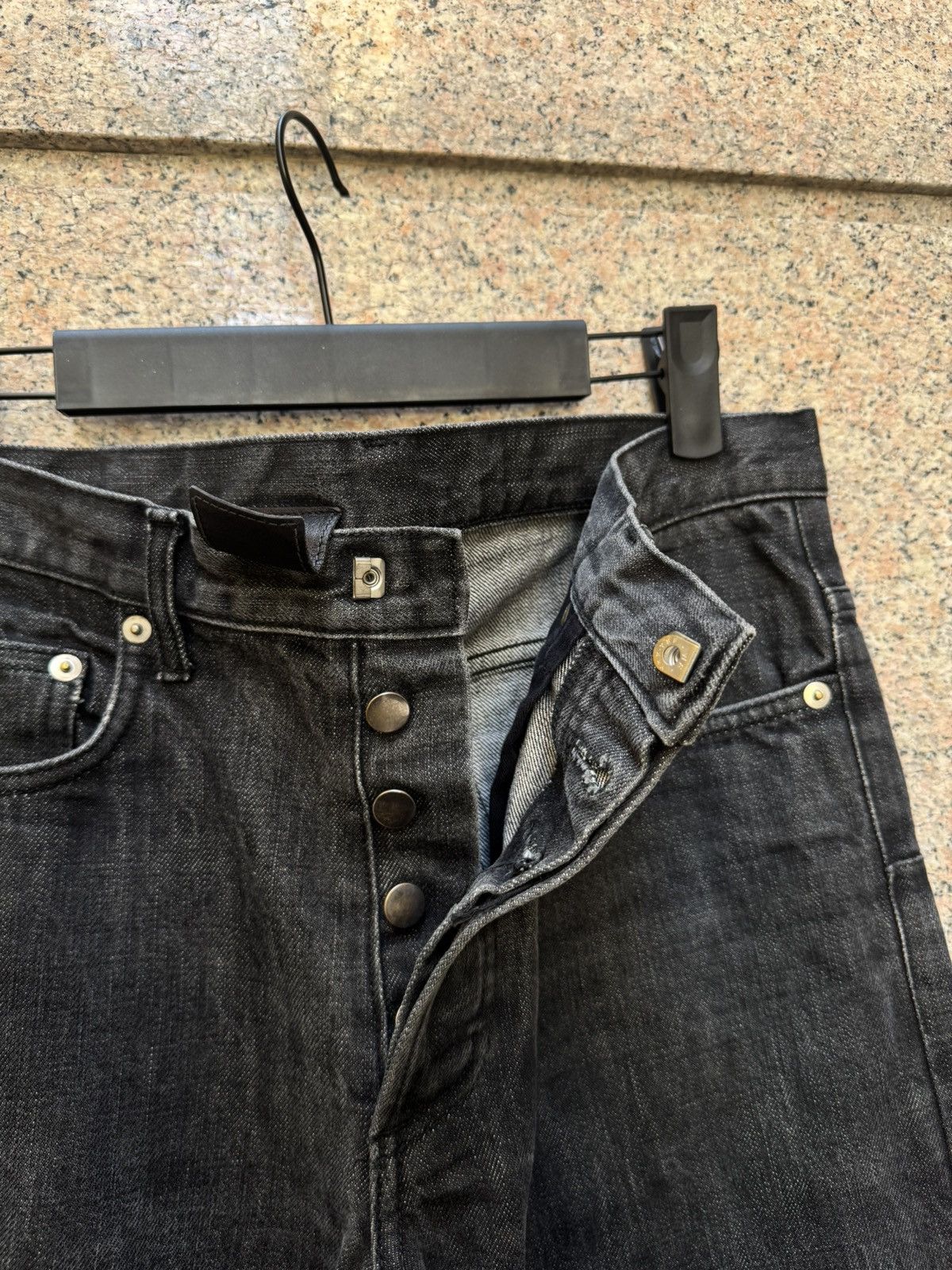 Dior Dior denim jeans black 30 Size US 30 / EU 46 - 4 Thumbnail