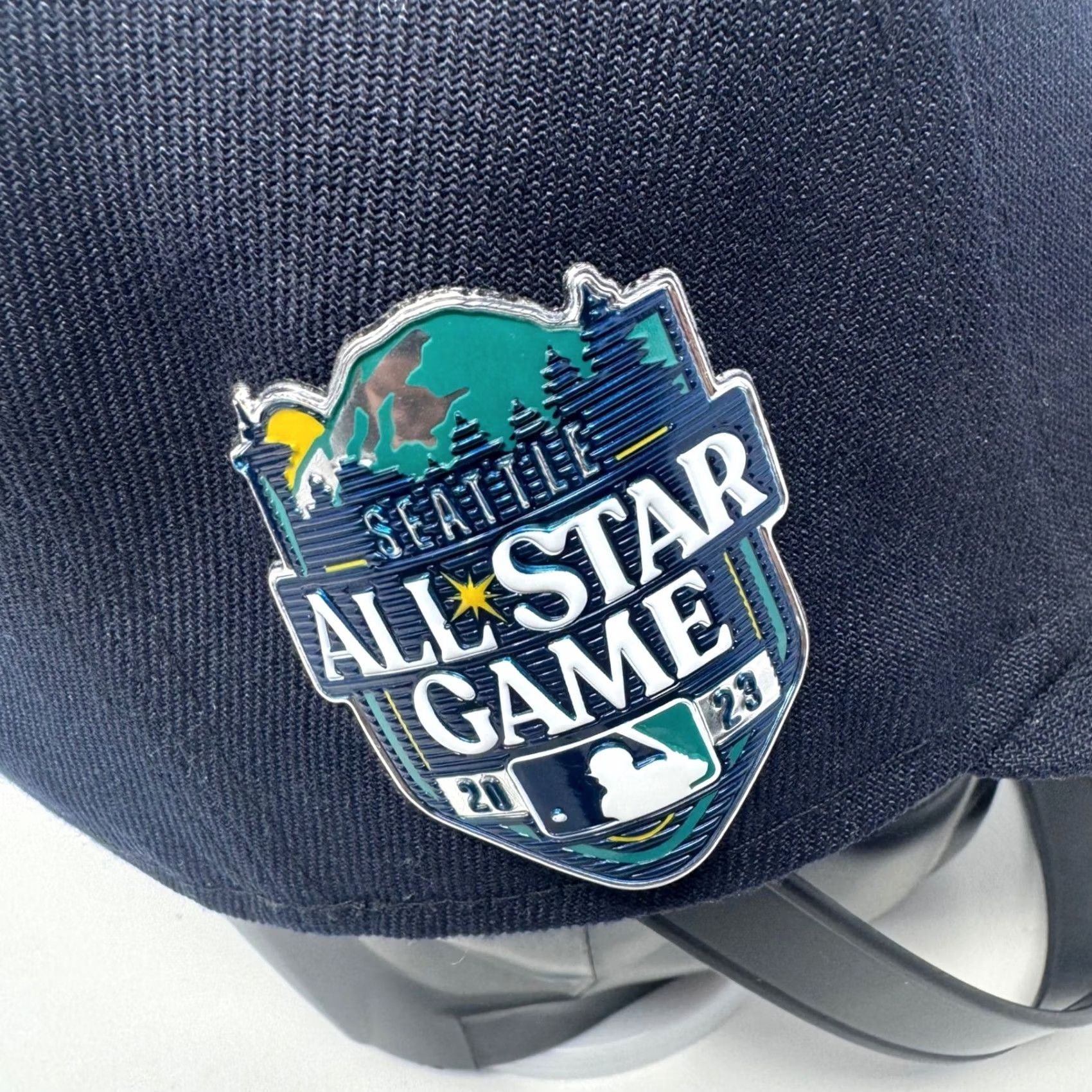 New Era Seattle Mariners 2023 All Star Game On-Field New Era Hat 59FIFTY Fitted Size 7 Blue Football? Size ONE SIZE - 6 Thumbnail