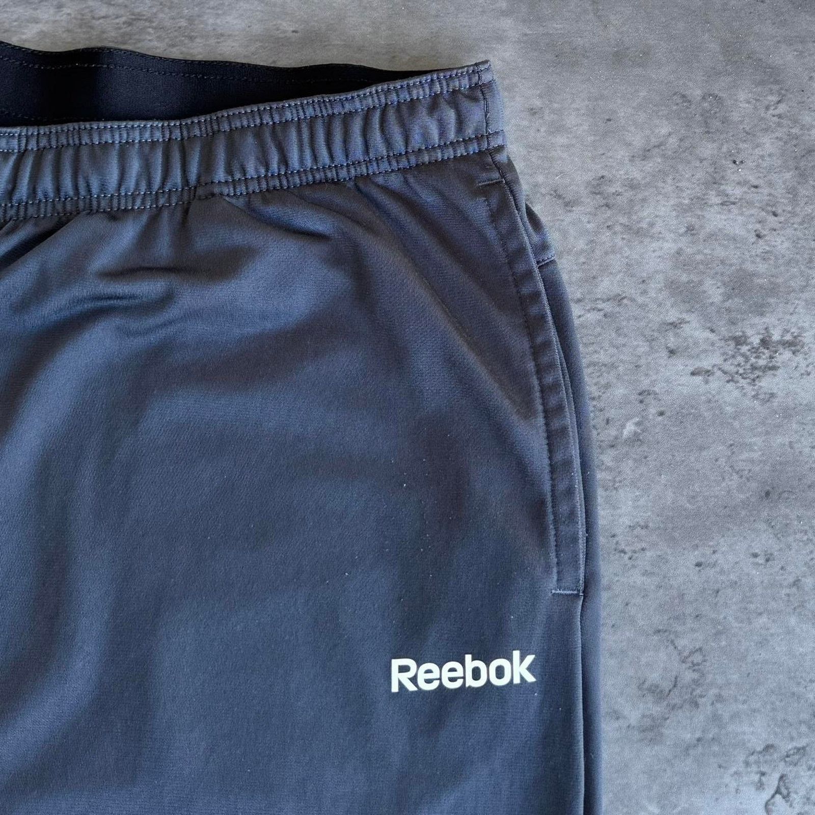 Reebok × Vintage Vintage Y2K Reebok Dark Grey Baggy Grunge Opium Sweatpants Size US 42 / EU 58 - 3 Thumbnail