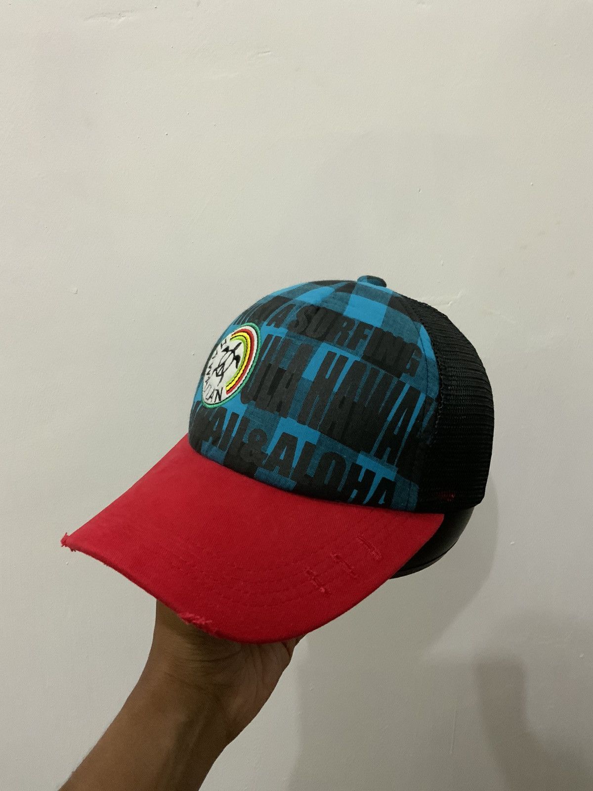 If Six Was Nine Haluhawaii Distressed Trucker Hat Size ONE SIZE - 2 Thumbnail