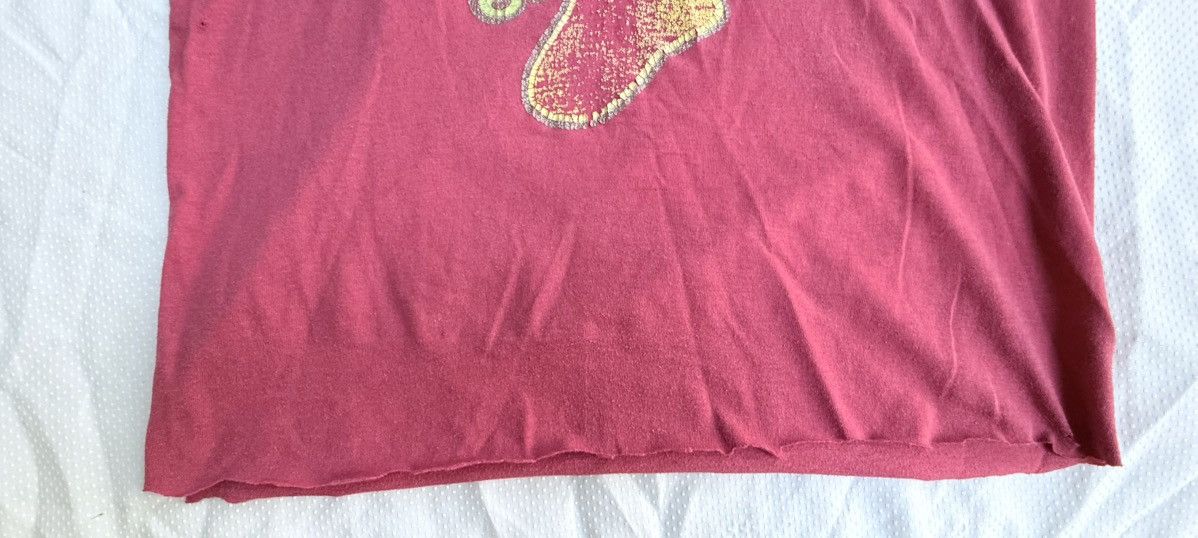 Other 1970s "Stocking Stuffer" Thrashed V-Neck Tee - Raw Hem Shirt Size M / US 6-8 / IT 42-44 - 7 Thumbnail