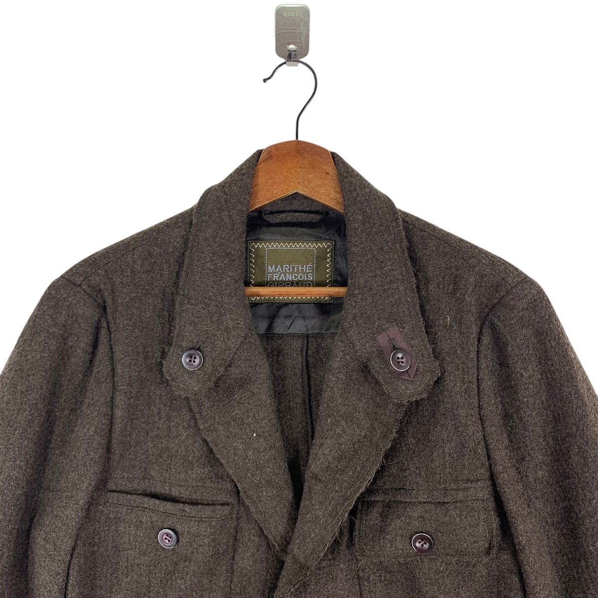 Marithe + Francois Girbaud VINTAGE MARITHE FRANCOIS GIRBAUD WOOL COAT Size M / US 6-8 / IT 42-44 - 5 Thumbnail