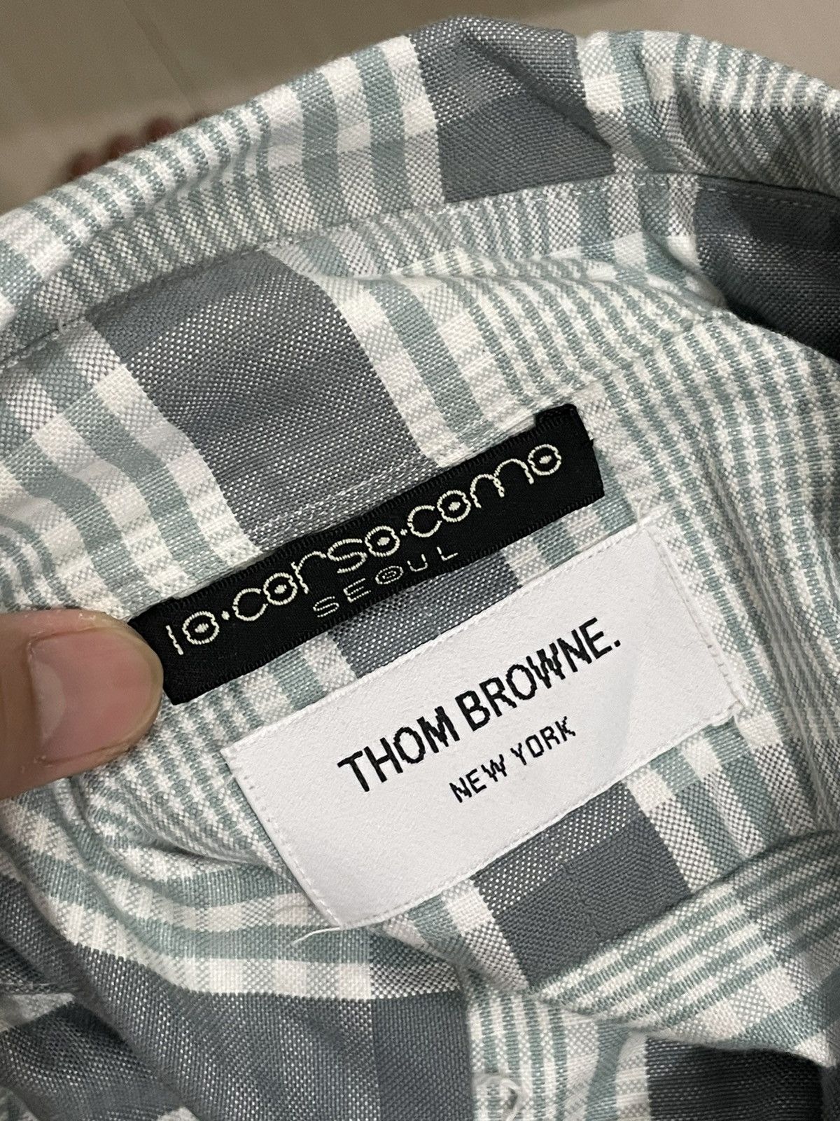 Thom Browne THOM BROWNE Chest Pocket Oxford Shirt Stripe Size US M / EU 48-50 / 2 - 6 Thumbnail