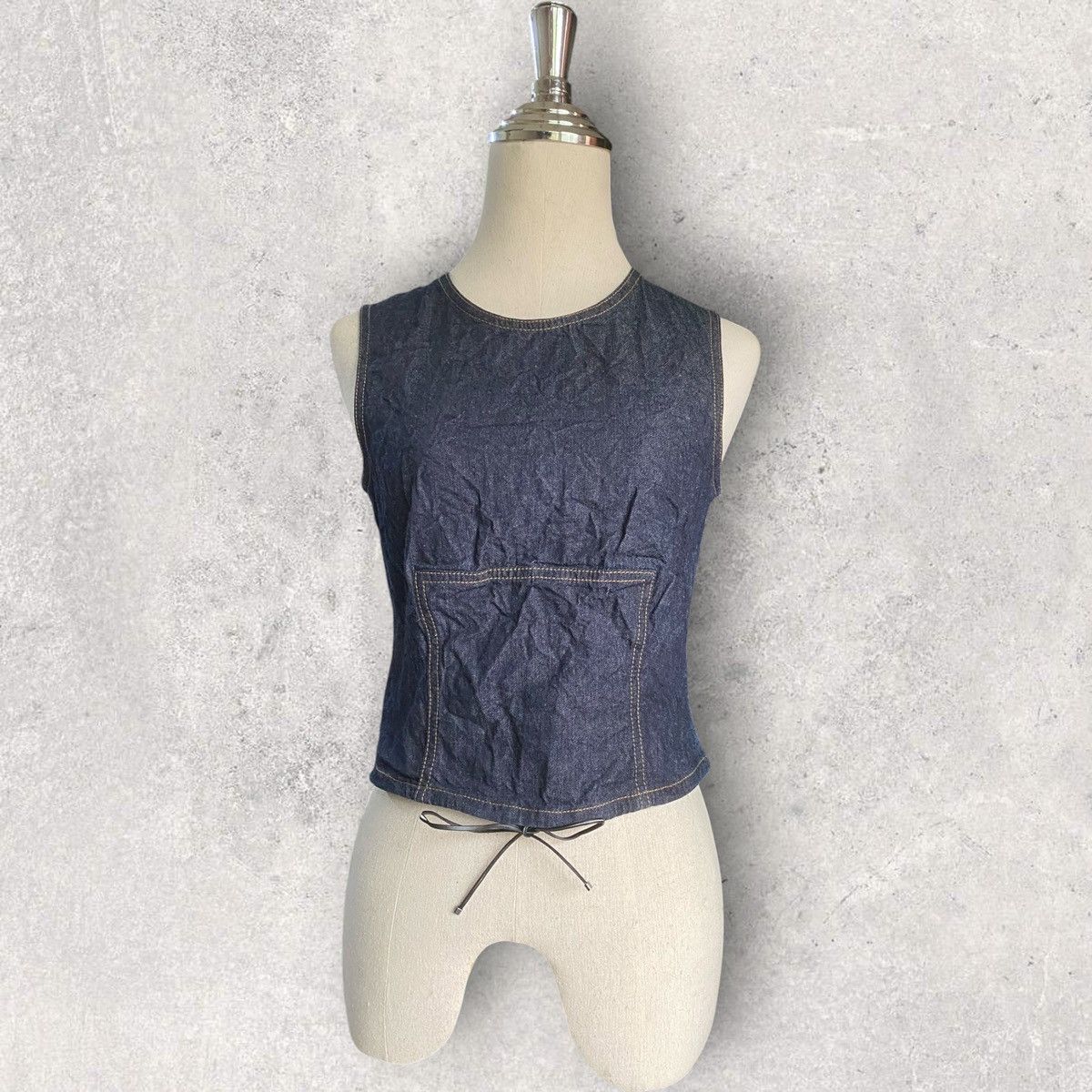 Gucci SS00 Denim Top By Tom Ford Size S / US 4 / IT 40 - 1 Thumbnail