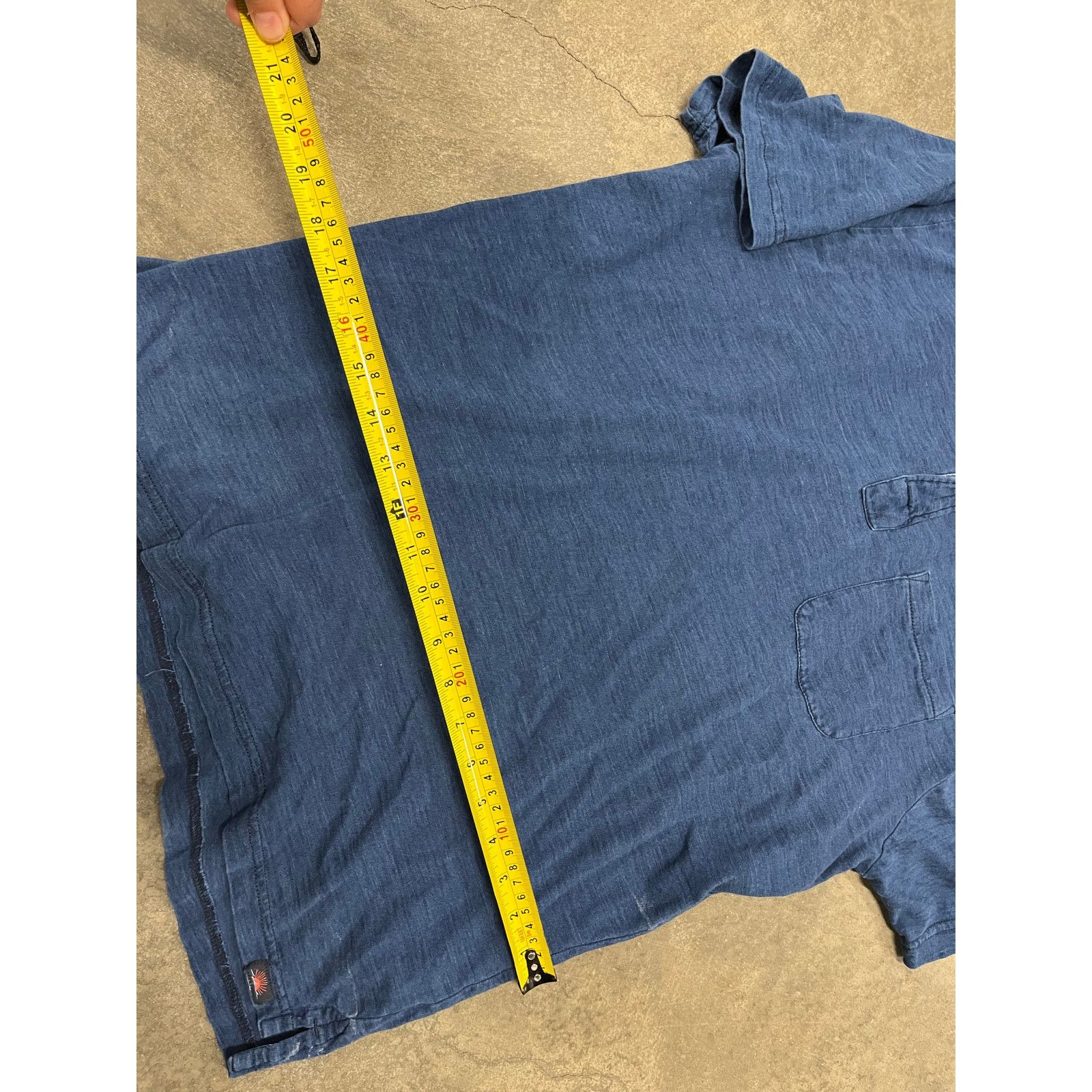 Faherty FAHERTY Polo Shirt Mens Size large Blue Preppy Soft Casual Size US L / EU 52-54 / 3 - 3 Thumbnail