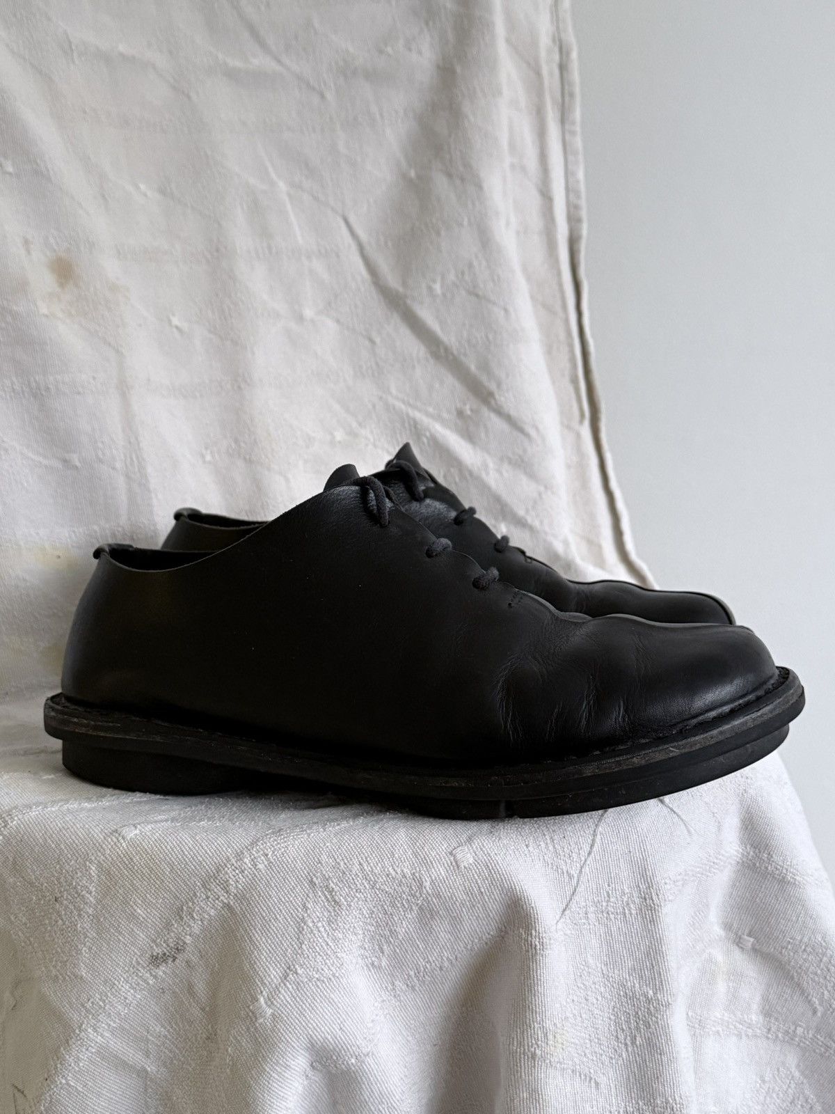 Trippen Trippen Black Leather Shoes Size US 8 / EU 41 - 4 Thumbnail