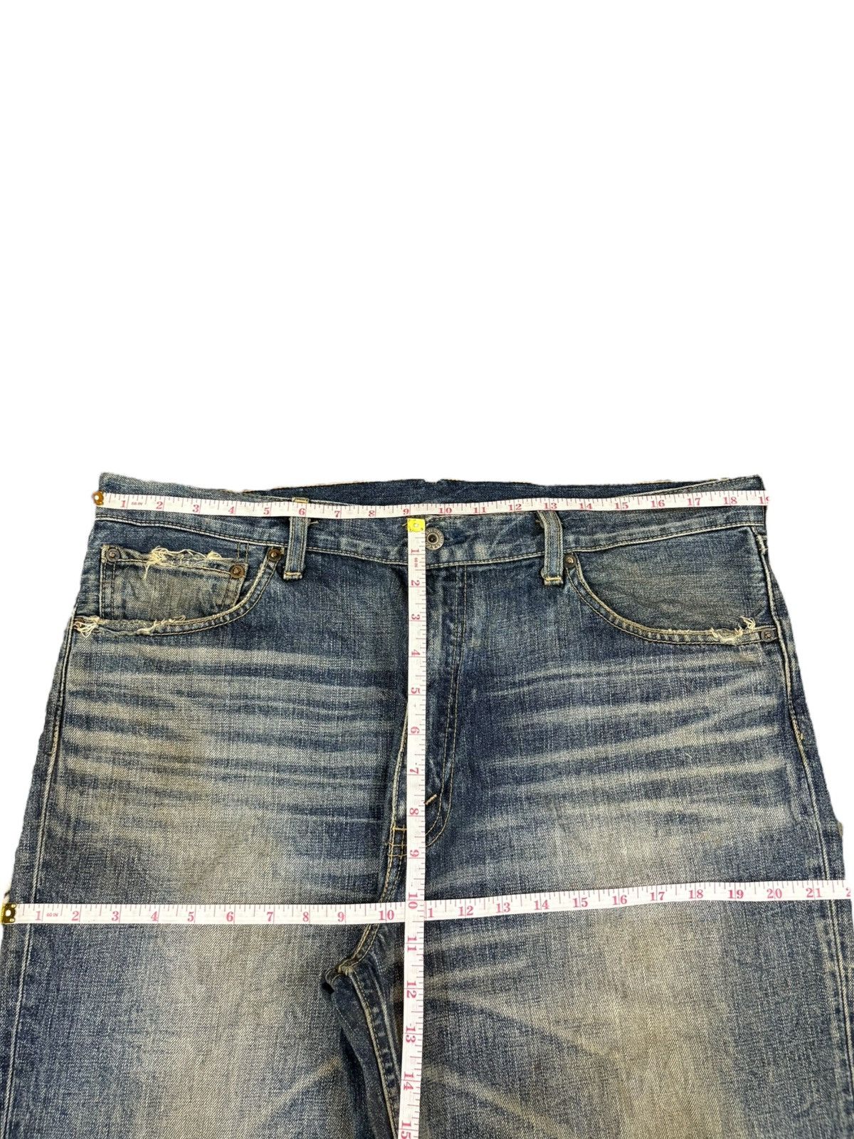 Levi's Vintage 90s Levis 502 Mud Wash Distressed Baggy Jeans Size US 38 / EU 54 - 10 Thumbnail