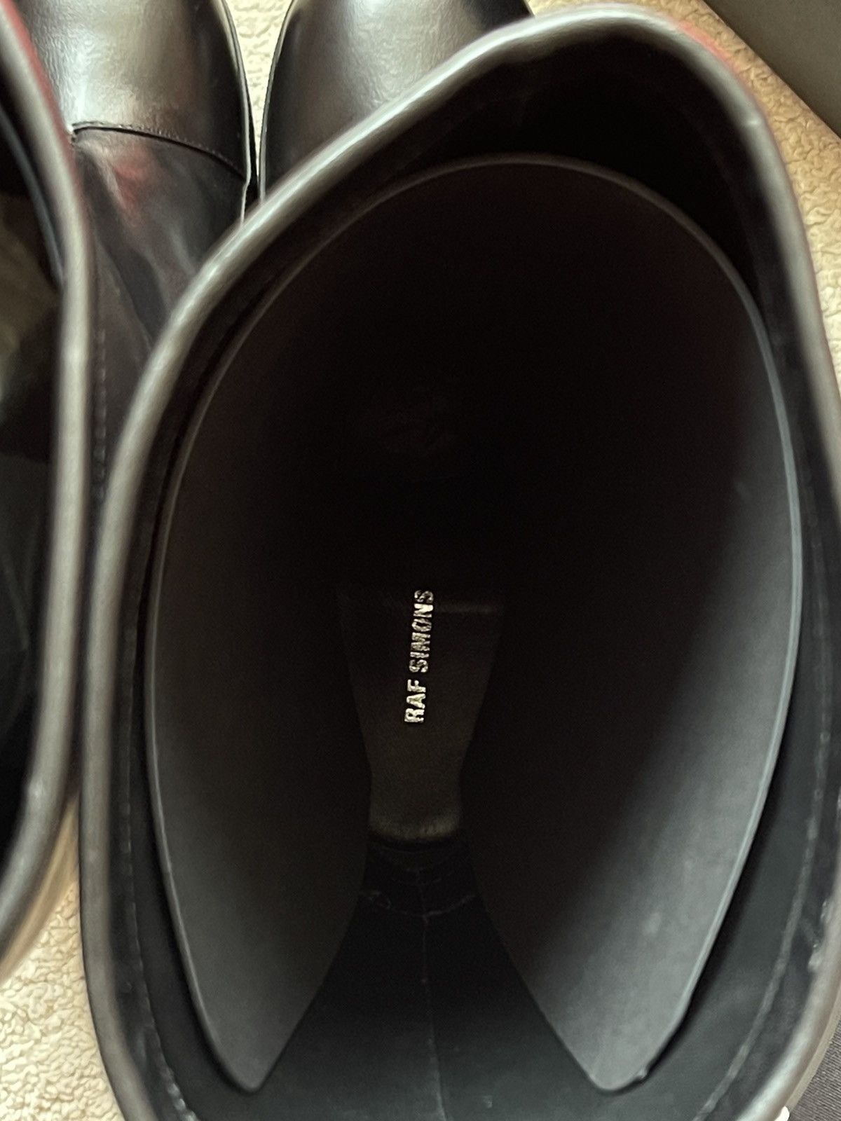 Raf Simons Black Heel Boots Size US 12 / EU 45 - 6 Thumbnail