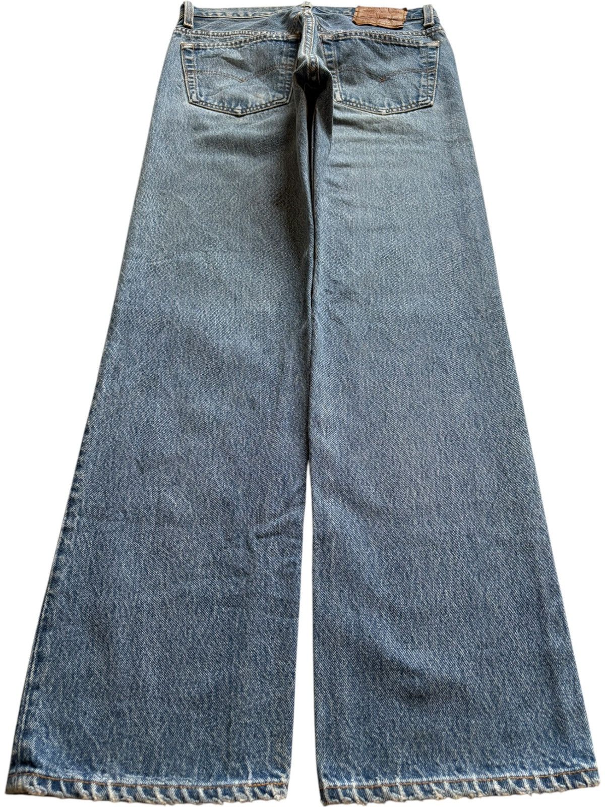 Levi's SALES🔥Vintage 90s Levis 501 Blue Wash Loose Jeans Size US 30 / EU 46 - 2 Thumbnail