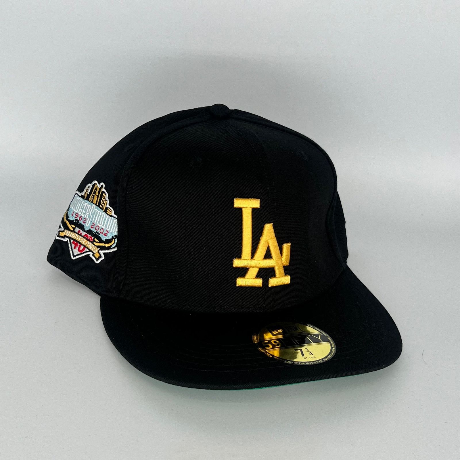 New Era Size 7 Black Los Angeles Dodgers 40th Anniversary Side Patch Size ONE SIZE - 1 Thumbnail