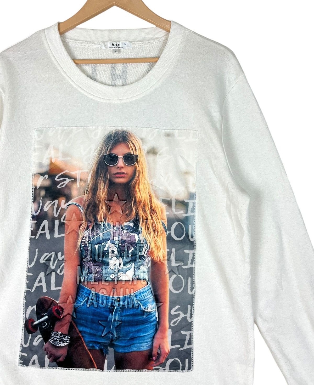 In The Attic × Japanese Brand Japanese Brand In The Attic Photo Promo Sweatshirt Size US L / EU 52-54 / 3 - 6 Thumbnail