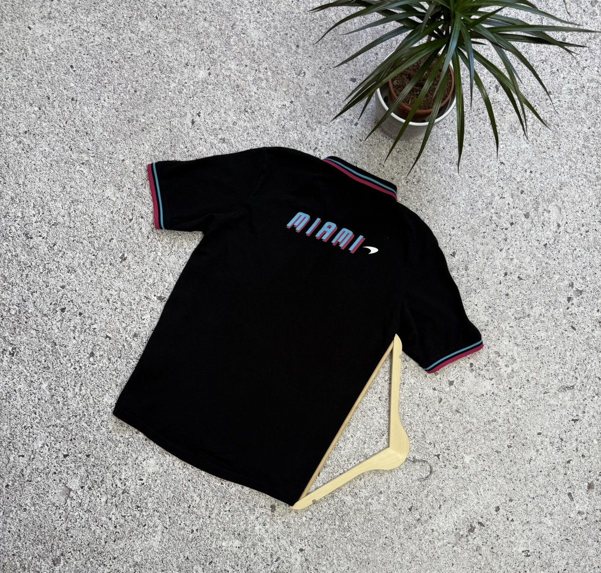 Malcolm McLaren × Vintage Vintage McLaren Formula 1 Team Miami Racing Polo T-Shirt Size US XXL / EU 58 / 5 - 2 Thumbnail
