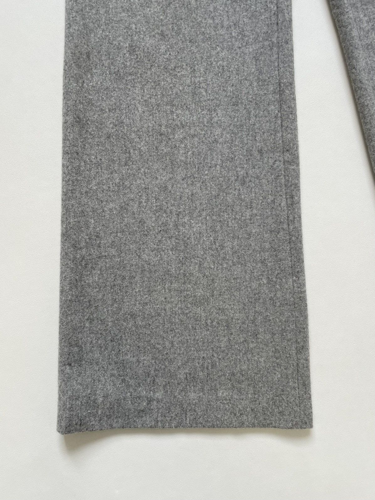 Dries Van Noten Light Grey Wool Flared Leg Pants Size US 32 / EU 48 - 7 Thumbnail