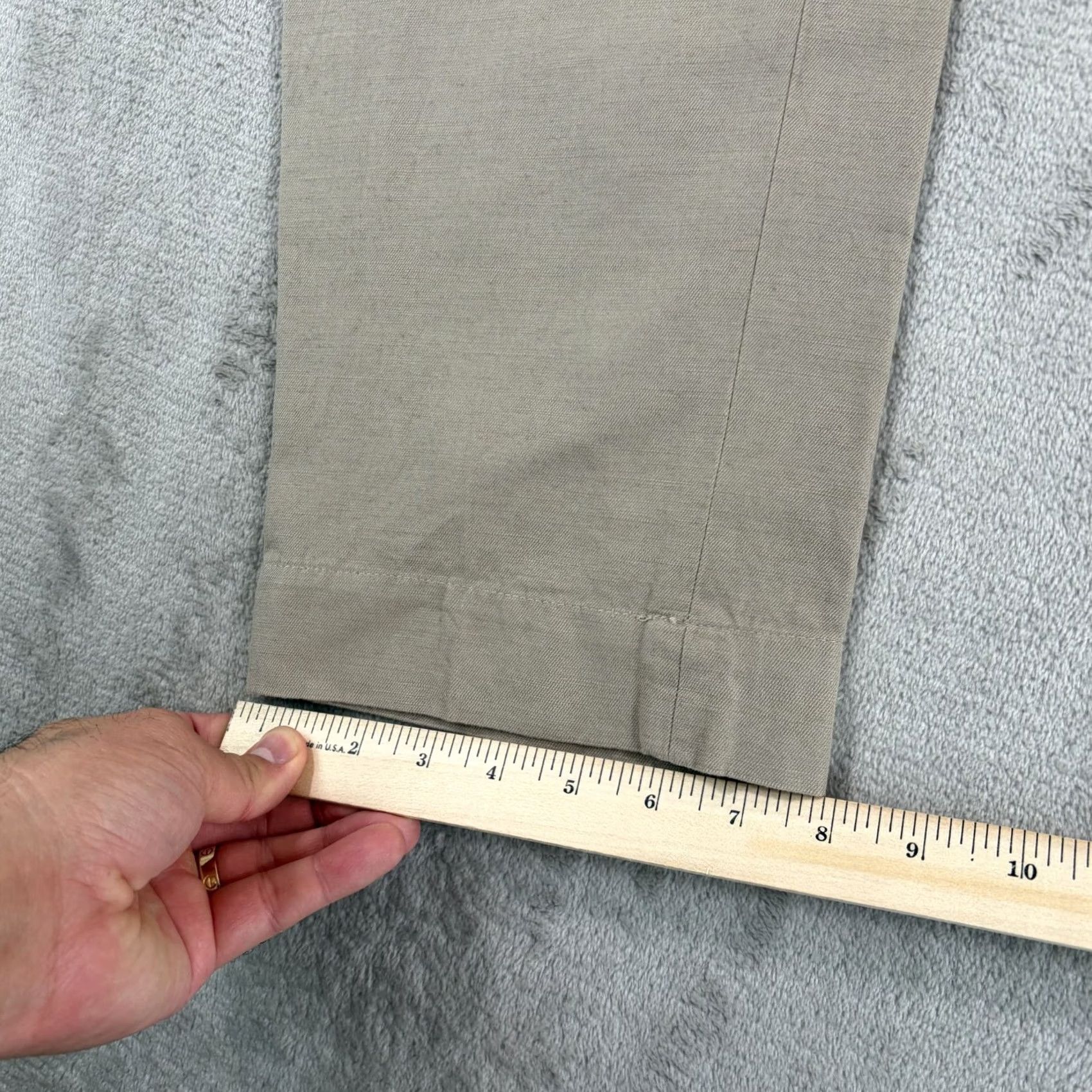Brooks Brothers Brooks Brothers Beige Linen Blend Mens 36x32 NWOT Chino Pants Size US 36 / EU 52 - 7 Thumbnail