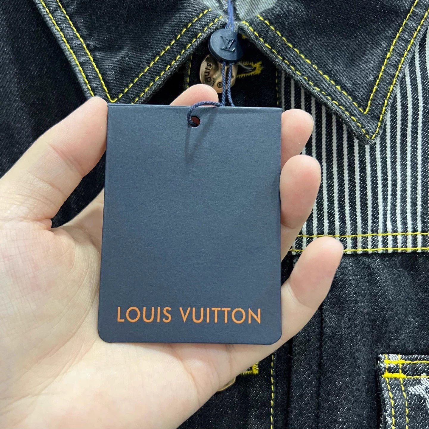 Louis Vuitton Louis Vuitton Deconstructed Monogram Denim Jacket Size US L / EU 52-54 / 3 - 6 Thumbnail