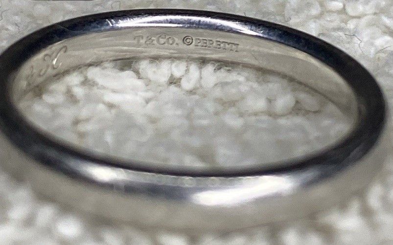 Tiffany & Co. Tiffany&Co. Platinum (PT950) 3mm Band Ring (size 6.5) Size ONE SIZE - 5 Thumbnail