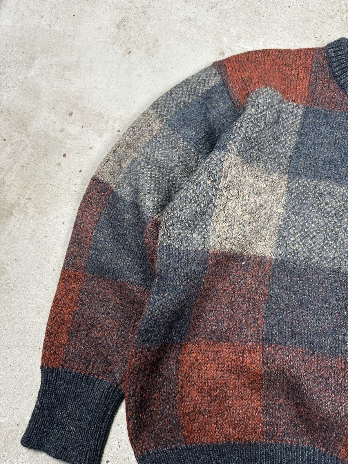 Paul & Shark Vintage 90s Paul & Shark Check Wool Sweater Jumper Size US S / EU 44-46 / 1 - 5 Thumbnail
