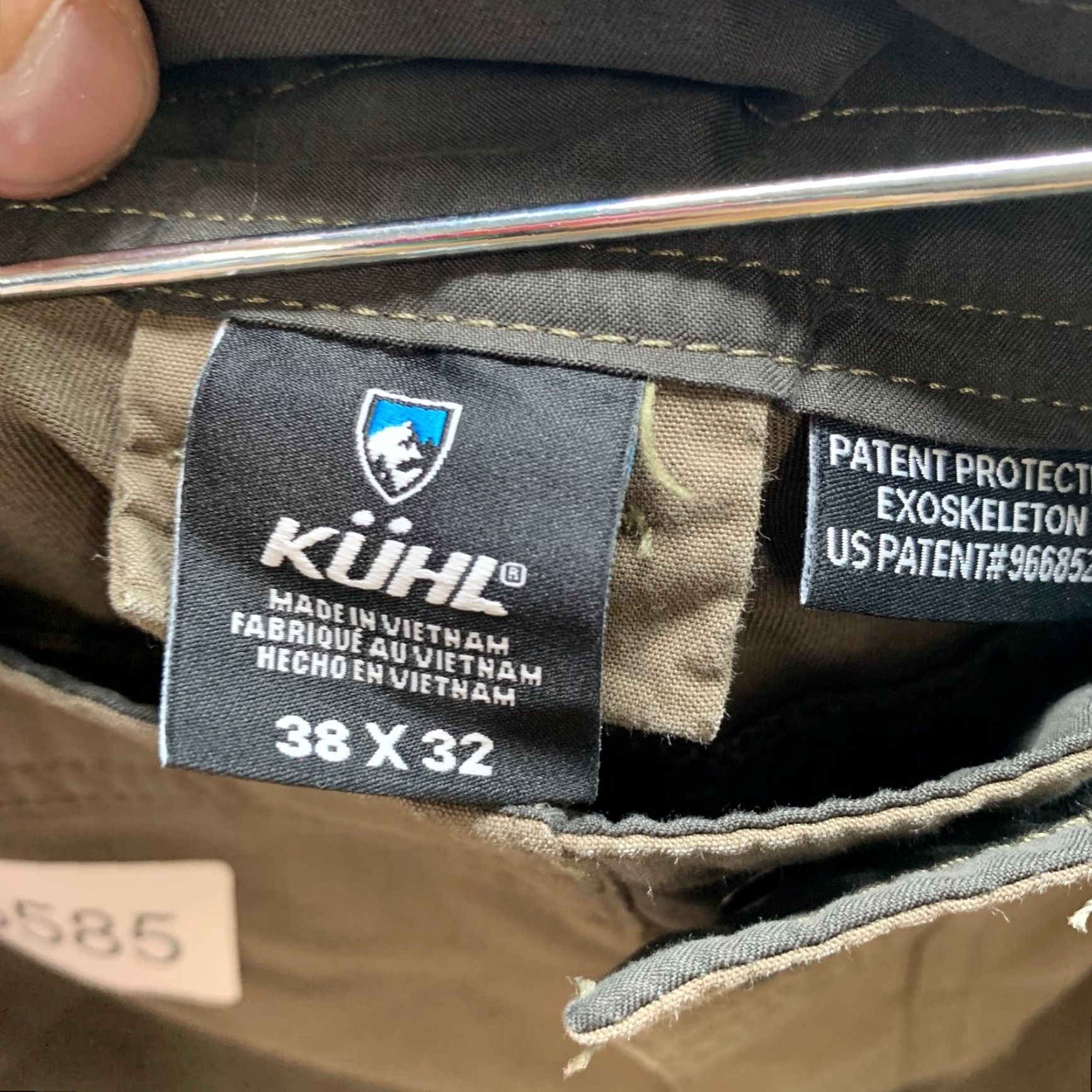 Vintage KUHL RADIKL Hiking Pants Mens 38x32 Brown Stretch Outdoor Work Lightweight Size US 38 / EU 54 - 2 Thumbnail