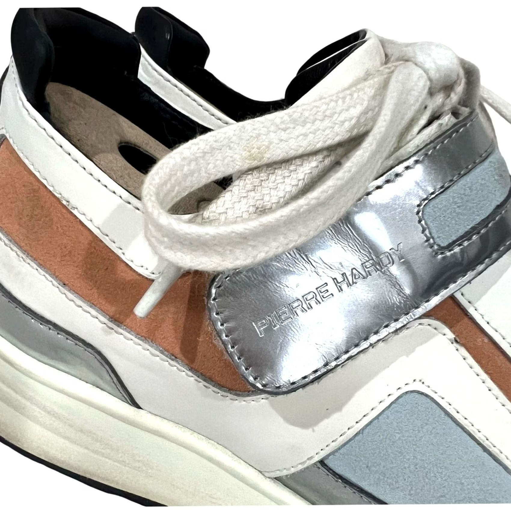 Pierre Hardy Pierre Hardy Street Life Sneakers Suede Trainers Low-Top Womens US 9 39 Multicolor Size US 9 / IT 39 - 3 Thumbnail