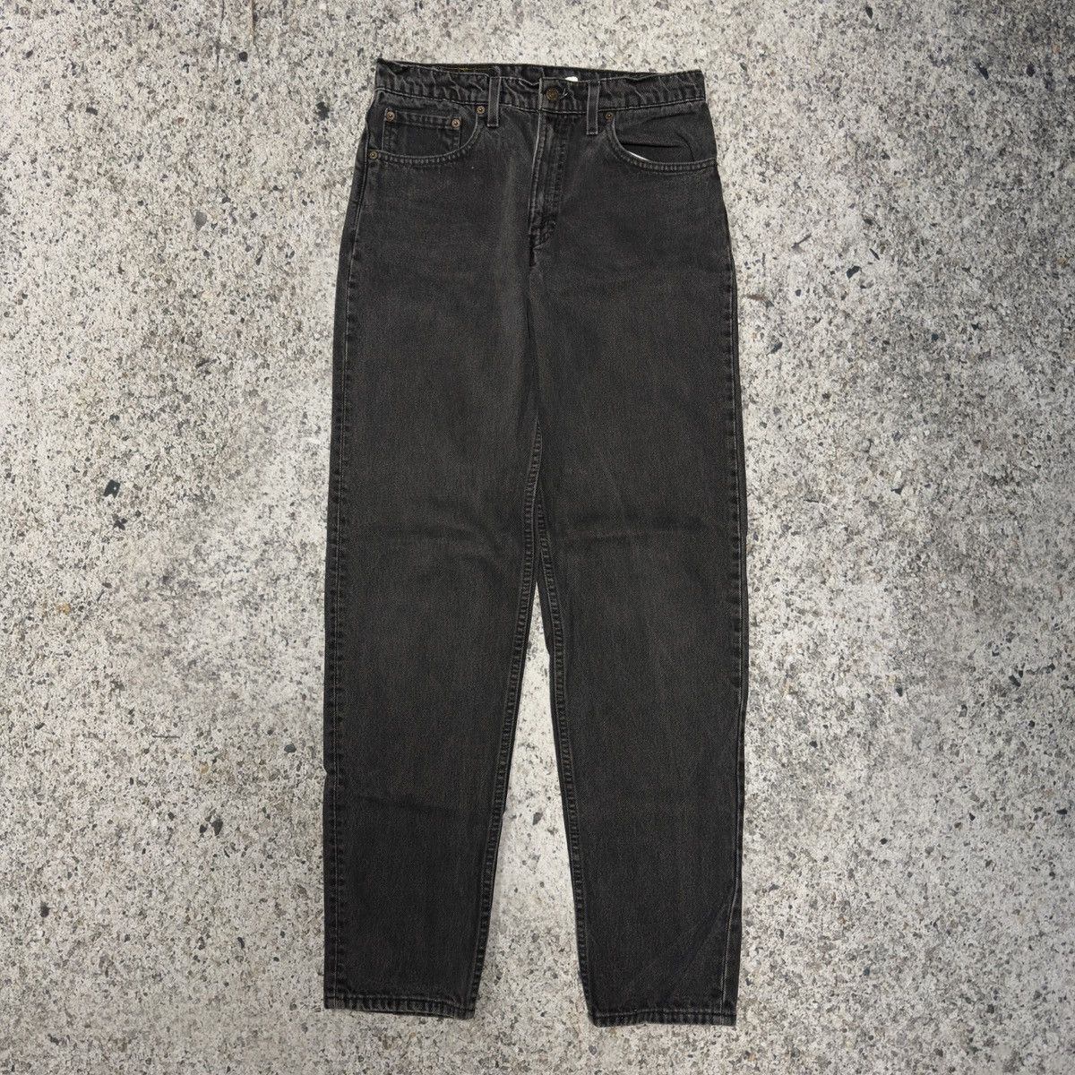 Levi's 90s Levi’s 550 Faded Black Denim ERD Grunge CDG Size US 31 - 1 Thumbnail
