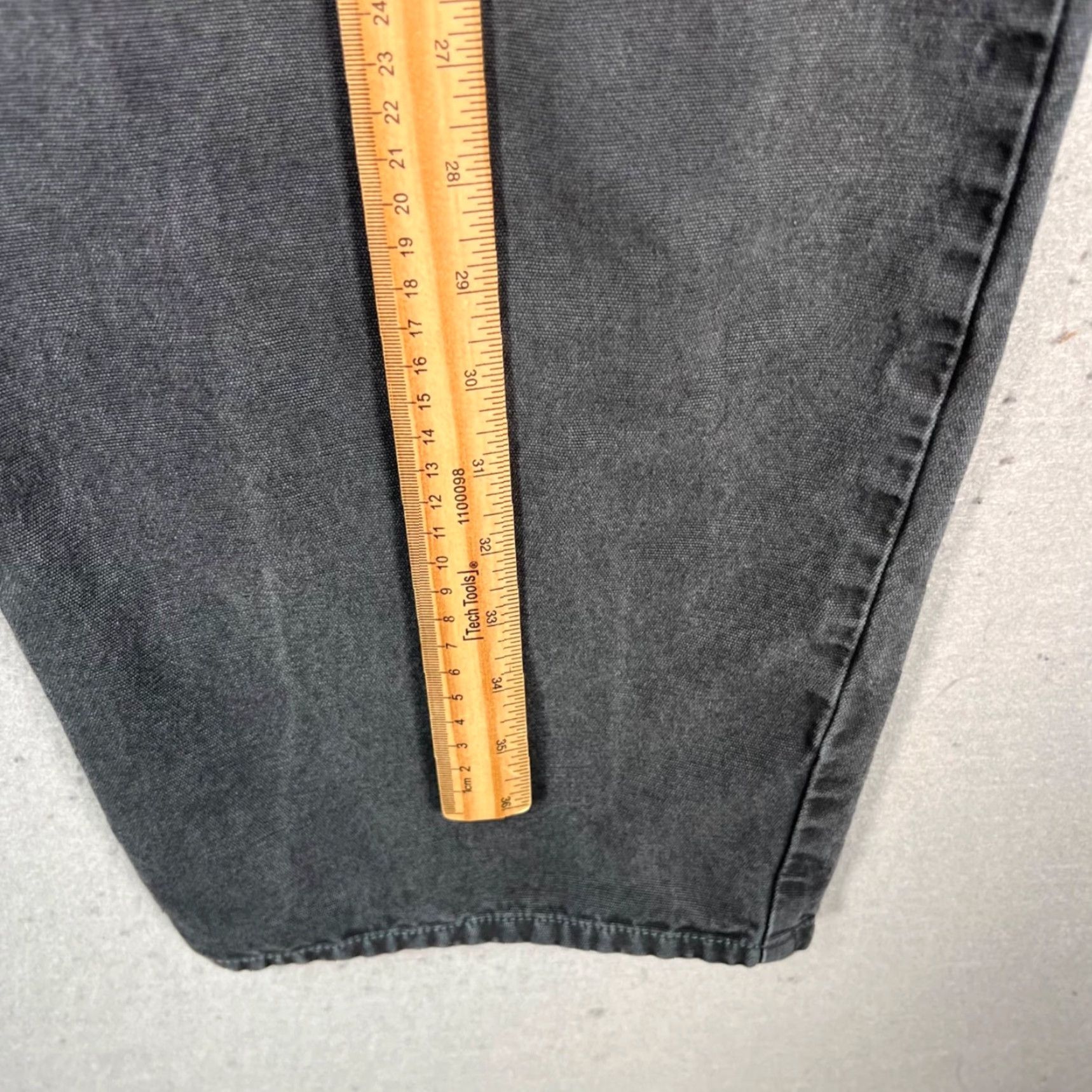 Vintage VINTAGE MM6 Maison Margiela Womens High-Waisted Denim Jeans Button-Fly Black Adult Womens 42 Size 27" / US 4 / IT 40 - 7 Thumbnail
