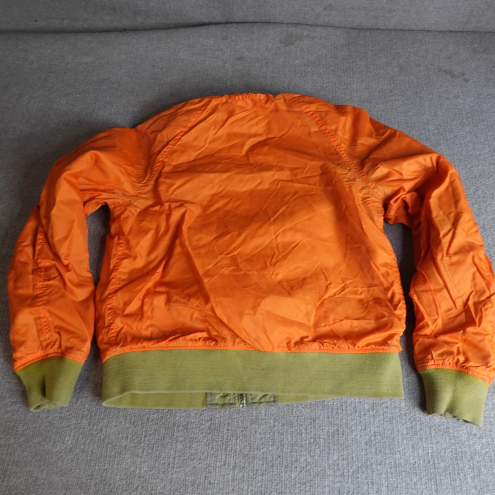 Vintage **Green Solid Alpha Industries Mens Bomber Jacket Medium** User: Green Solid Alpha Industries Mens Bomber Jacket Medium Size US M / EU 48-50 / 2 - 7 Thumbnail