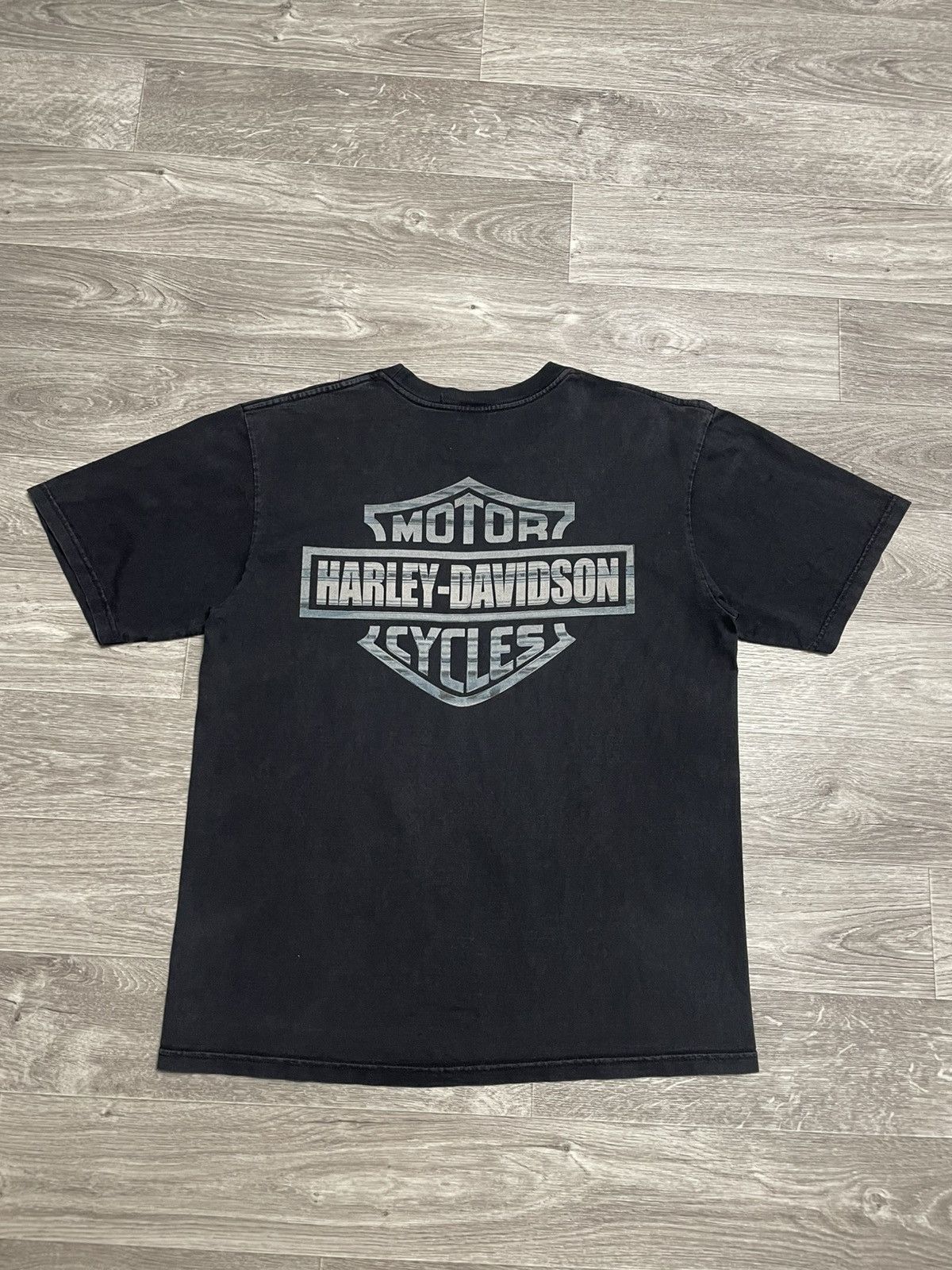 Harley Davidson Vintage Harley Davidson Big Logo T-Shirts Size US XL / EU 56 / 4 - 9 Thumbnail