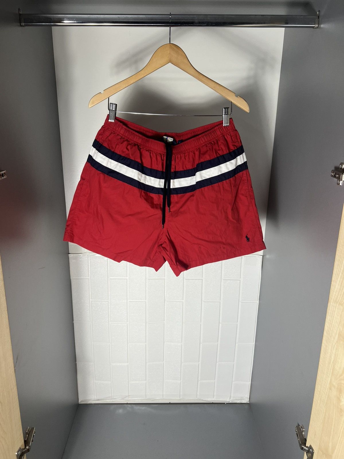Polo Ralph Lauren × Vintage VERY RARE POLO SPORT RALPH LAUREN NYLON DESIGNER SHORTS 90s Size US 32 / EU 48 - 1 Thumbnail