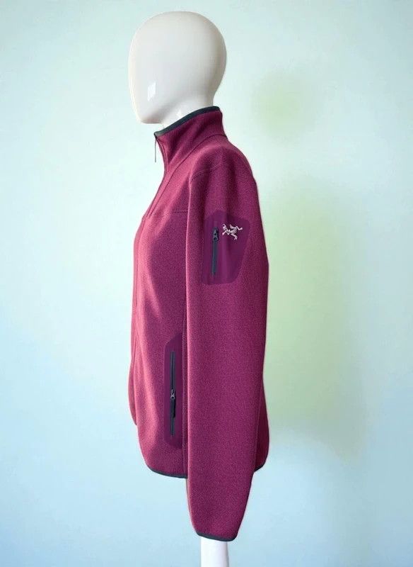 Arc'teryx Arc'teryx Burgundy Fleece Jacket Women L Outdoor Cozy Style Size L / US 10 / IT 46 - 4 Thumbnail