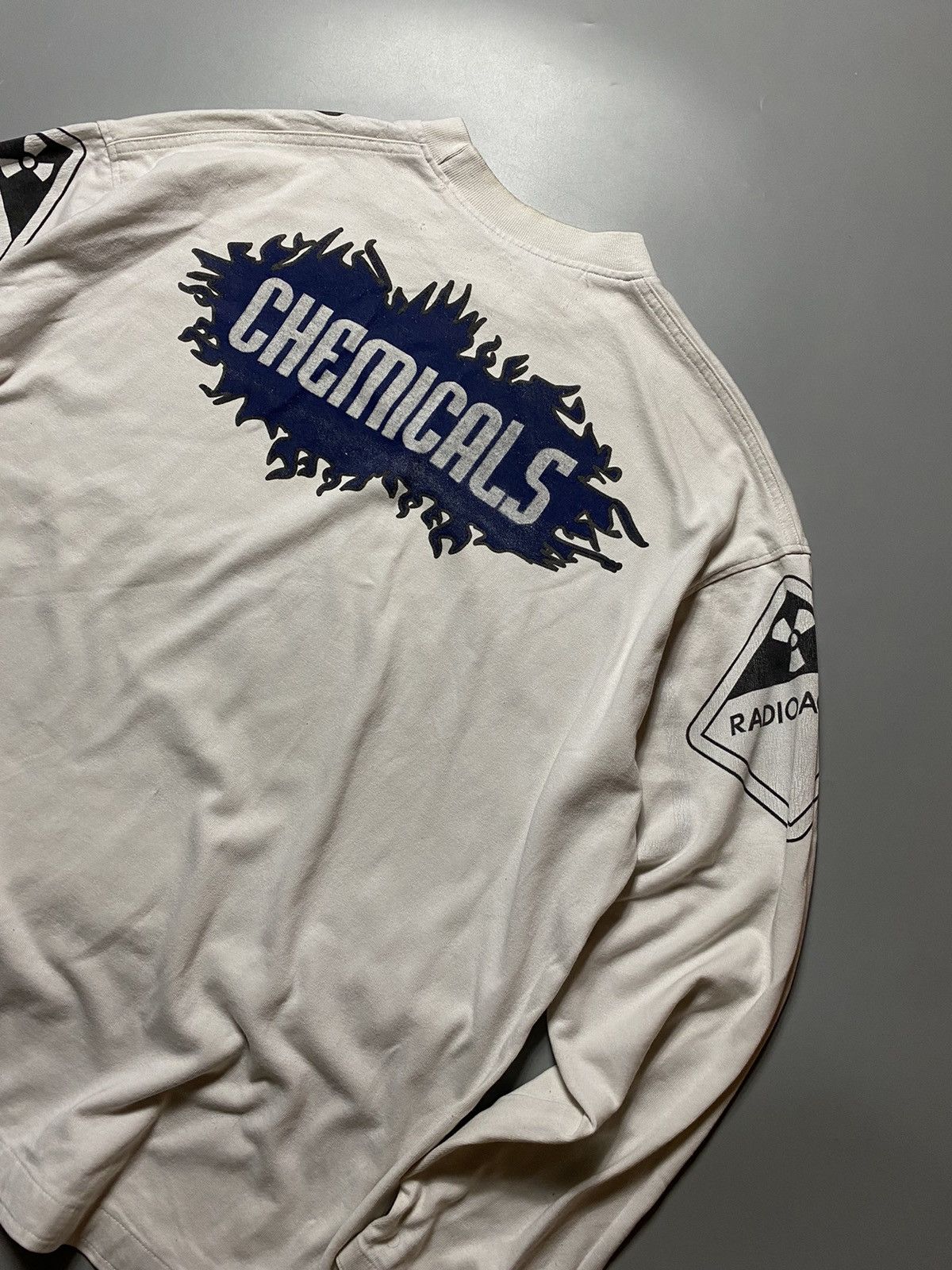 Vintage RARE❗️90s Chemical y2k long sleeve opium print Size US XL / EU 56 / 4 - 10 Thumbnail