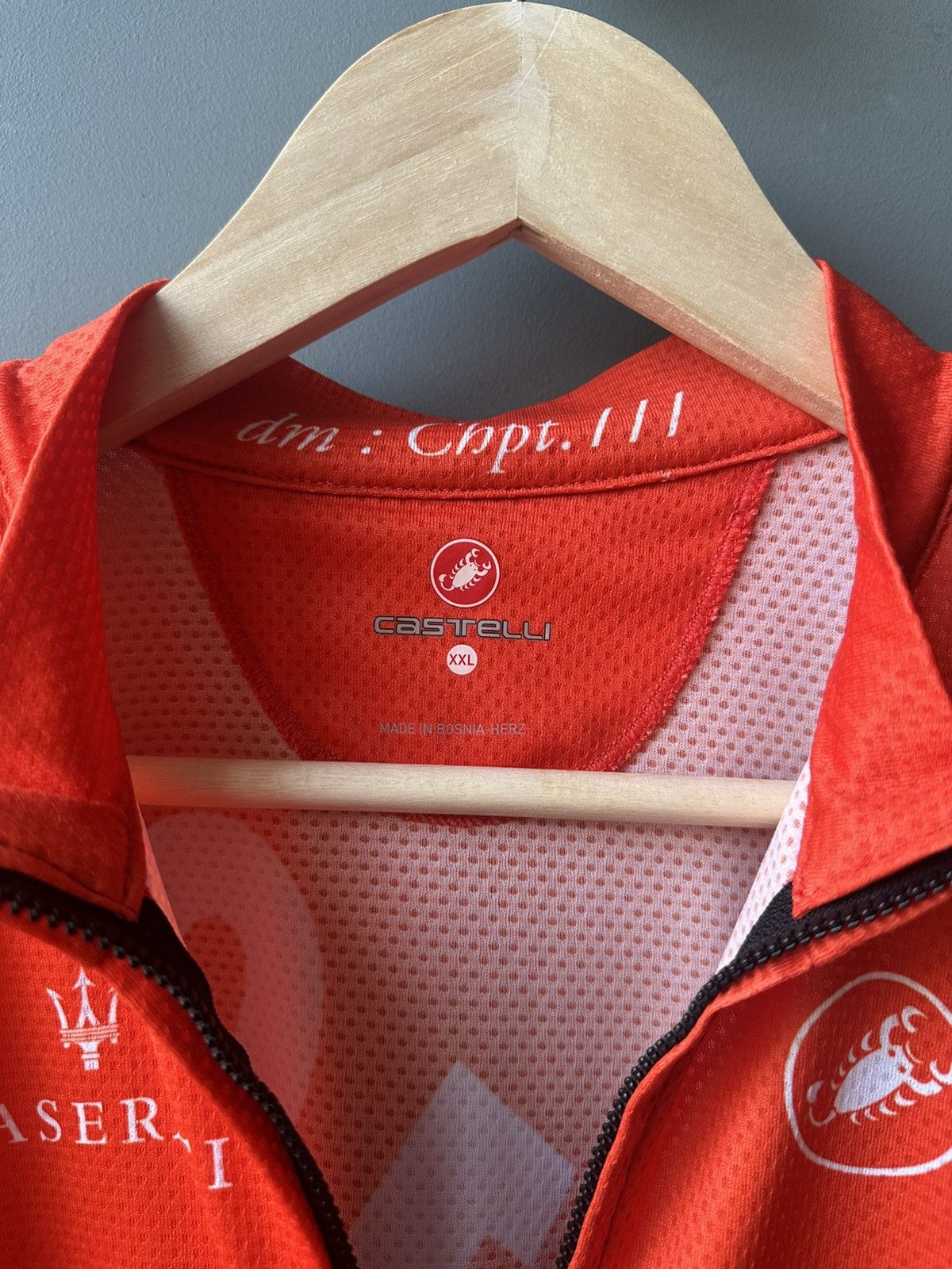 Maserati Castelli x Maserati Cycling Jersey Red Short Sleeve Size US XL / EU 56 / 4 - 3 Thumbnail