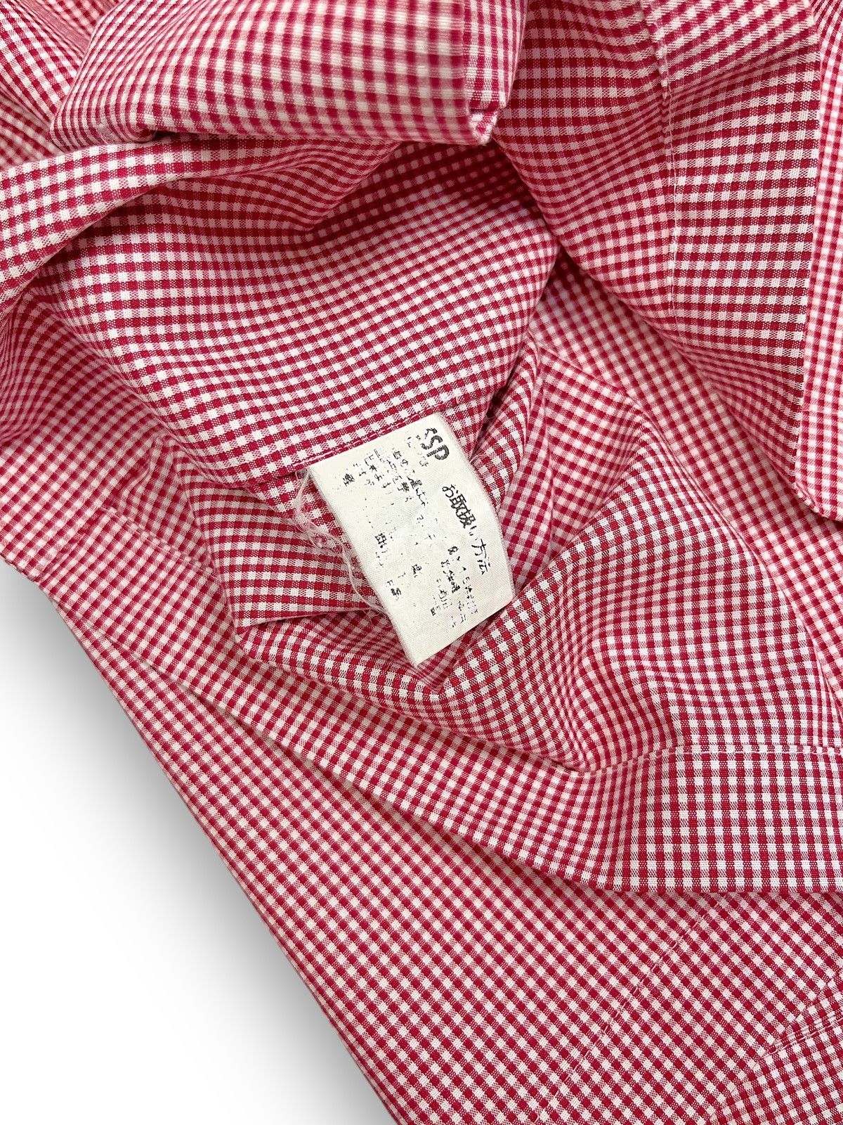 Issey Miyake Issey Miyake Made In Japan Vintage Gingham Shirt Size US M / EU 48-50 / 2 - 7 Thumbnail