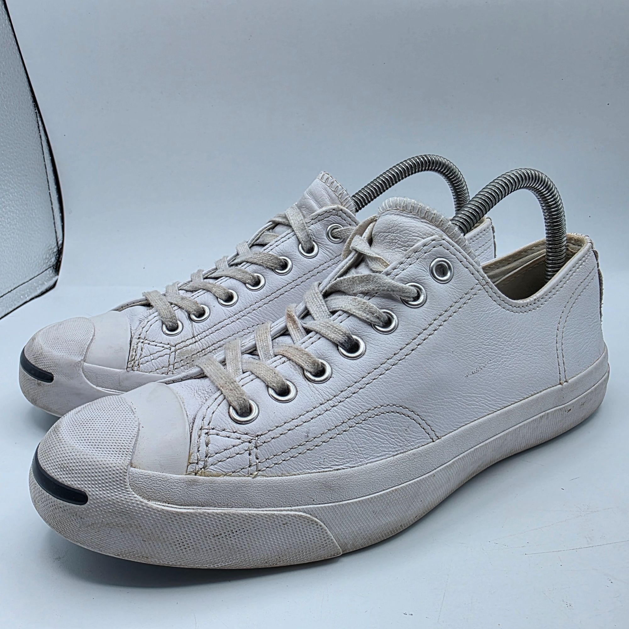 Converse Converse Jack Purcell Leather Womens Size 9 White Shoes Casu Size US 9 / IT 39 - 4 Thumbnail