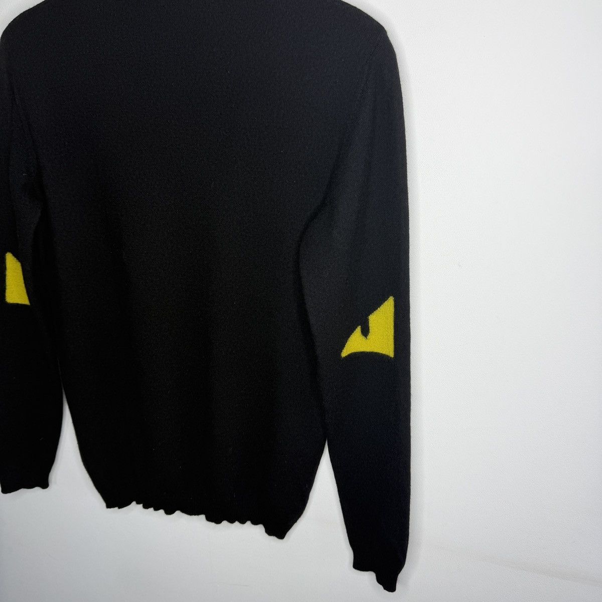 Fendi Fendi Eyes Sweater Black Wool Size US M / EU 48-50 / 2 - 9 Thumbnail