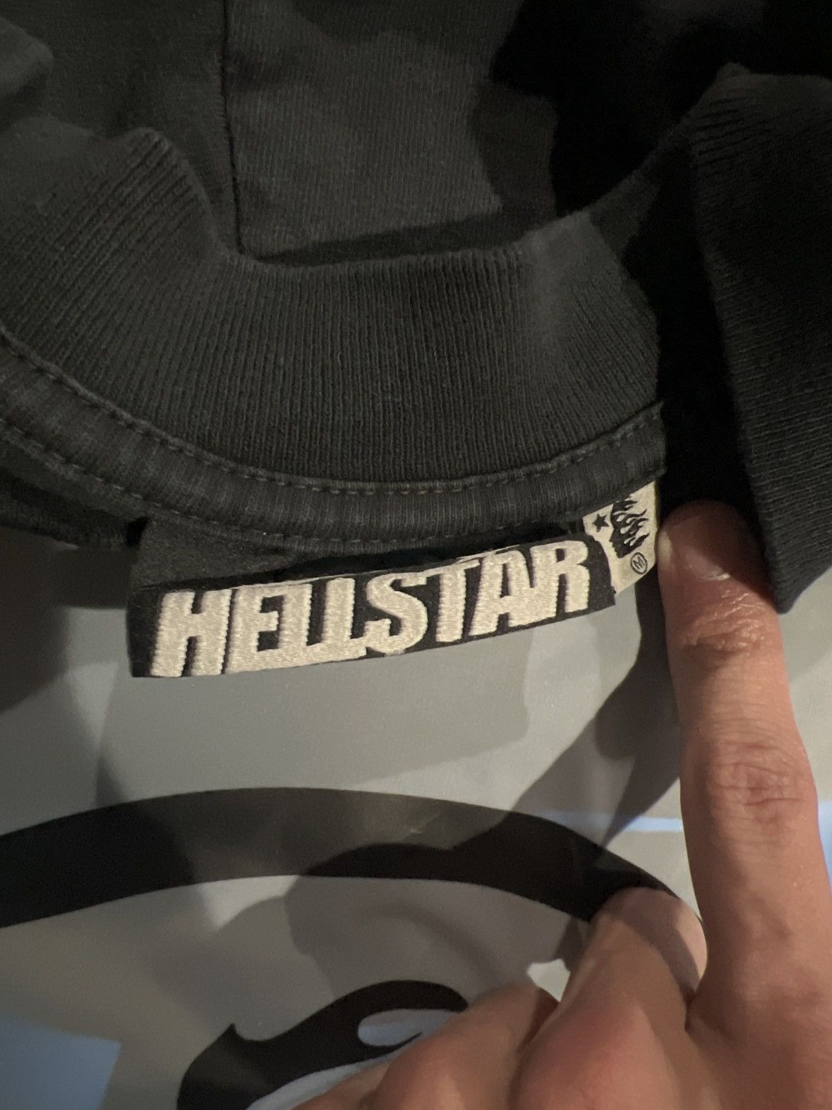 HELLSTAR Hellstar Classic Gel Print Tee Black/Blue Size Medium Size US M / EU 48-50 / 2 - 5 Thumbnail