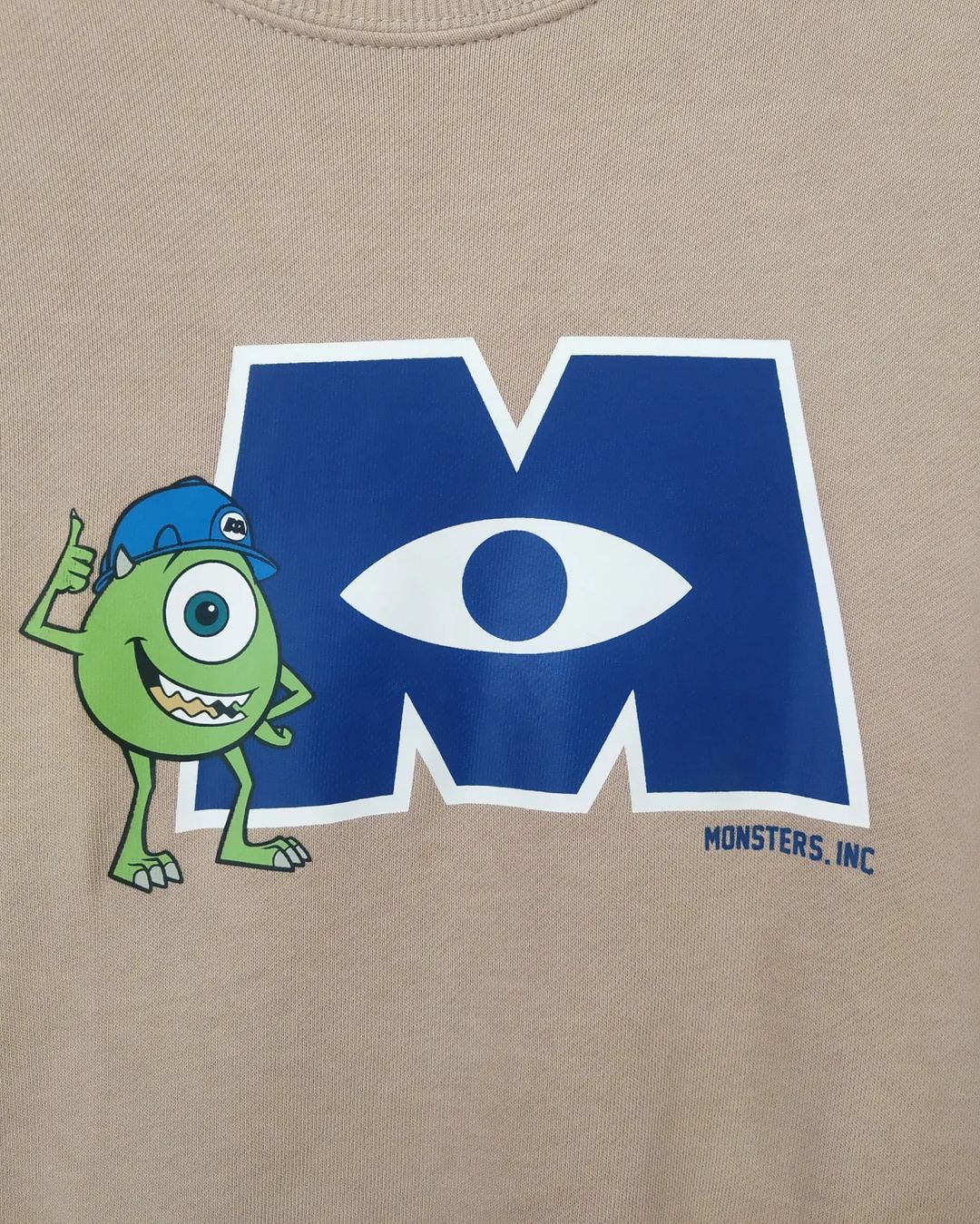 Cartoon Network × Disney × Japanese Brand Monster University x SPAO Cream Crewneck Size US L / EU 52-54 / 3 - 2 Thumbnail