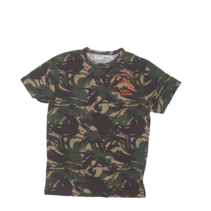 Off-White Off-White Camouflage Logo Print T-Shirt 0079 Size US XL / EU 56 / 4 - 1 Thumbnail