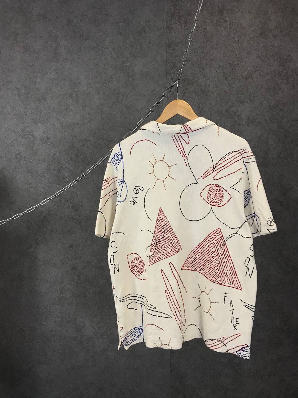 Zara Zara Man art crazy Hawaiian shirt Size US XL / EU 56 / 4 - 5 Thumbnail