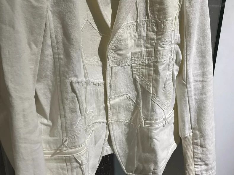 Yohji Yamamoto yohji yamamotoPatchwork blazer jacket 2503-Nextarrow Size US M / EU 48-50 / 2 - 2 Thumbnail