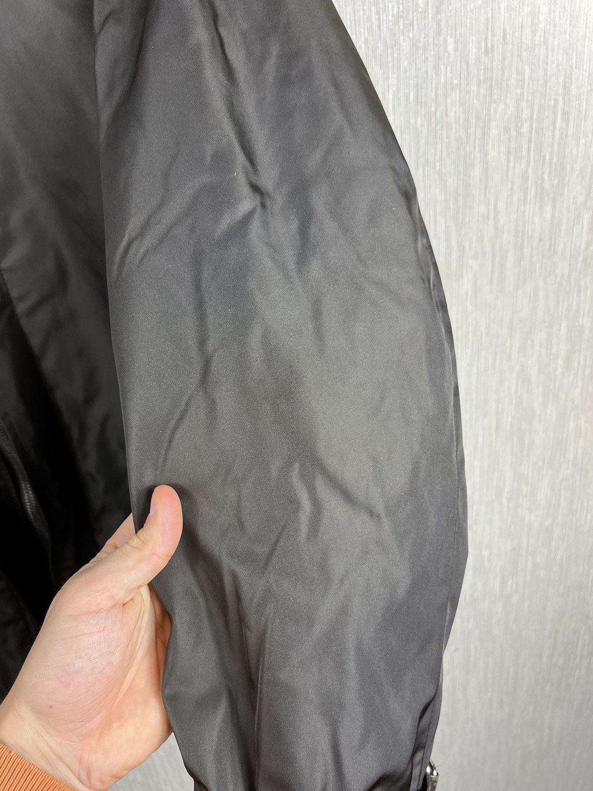 Prada Prada nylon classic jacket coat with leather casual italy Size M / US 6-8 / IT 42-44 - 14 Thumbnail